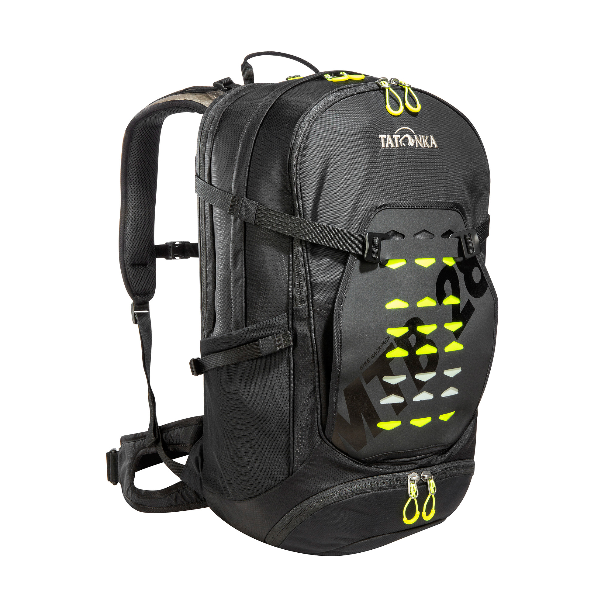 Tatonka Bike Backpack MTB 28 black schwarz Fahrradrucksäcke - Ansicht seitlich-vorne Tasche, Rucksack, Tatonka Bike Backpack MTB 28 black schwarz Fahrradrucksäcke - Ansicht seitlich-vorne