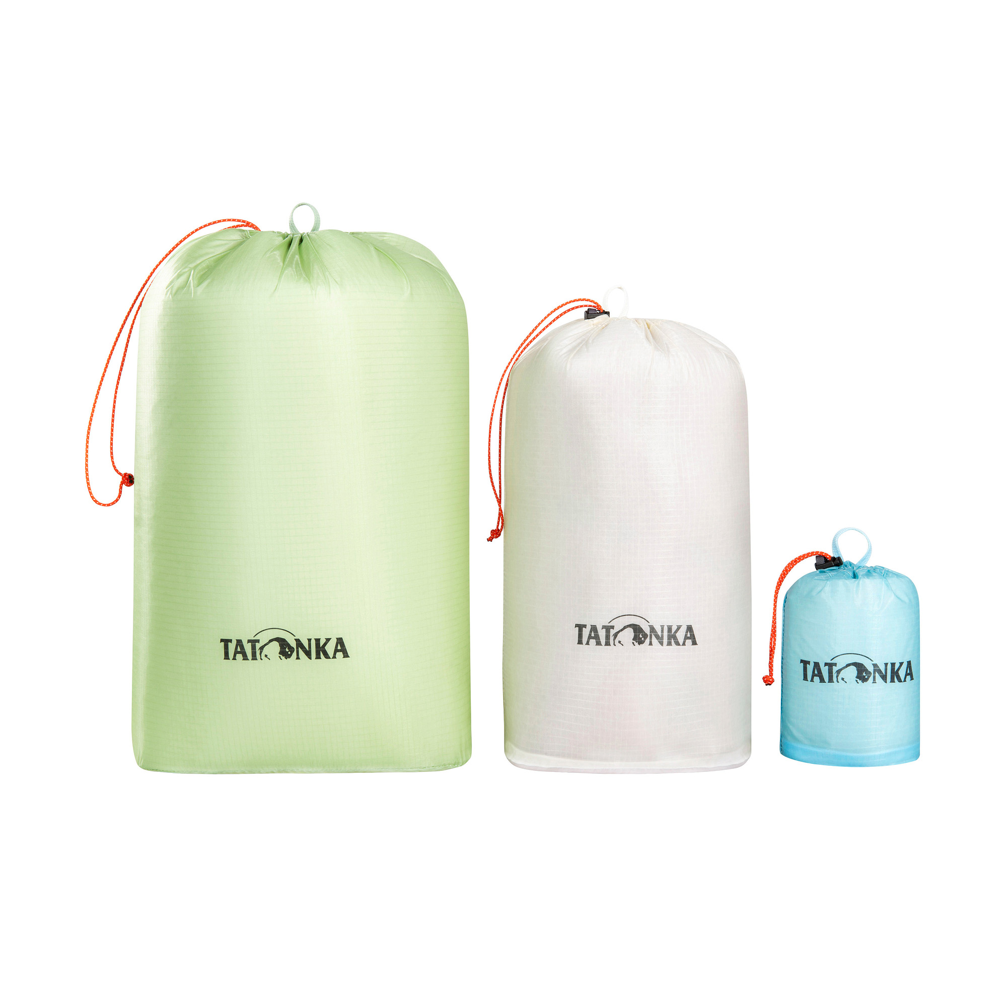 Tatonka SQZY Stuff Bag Set assorted silber Rucksack-Zubehör - Ansicht seitlich-vorne Tasche, Tatonka SQZY Stuff Bag Set assorted silber Rucksack-Zubehör - Ansicht seitlich-vorne