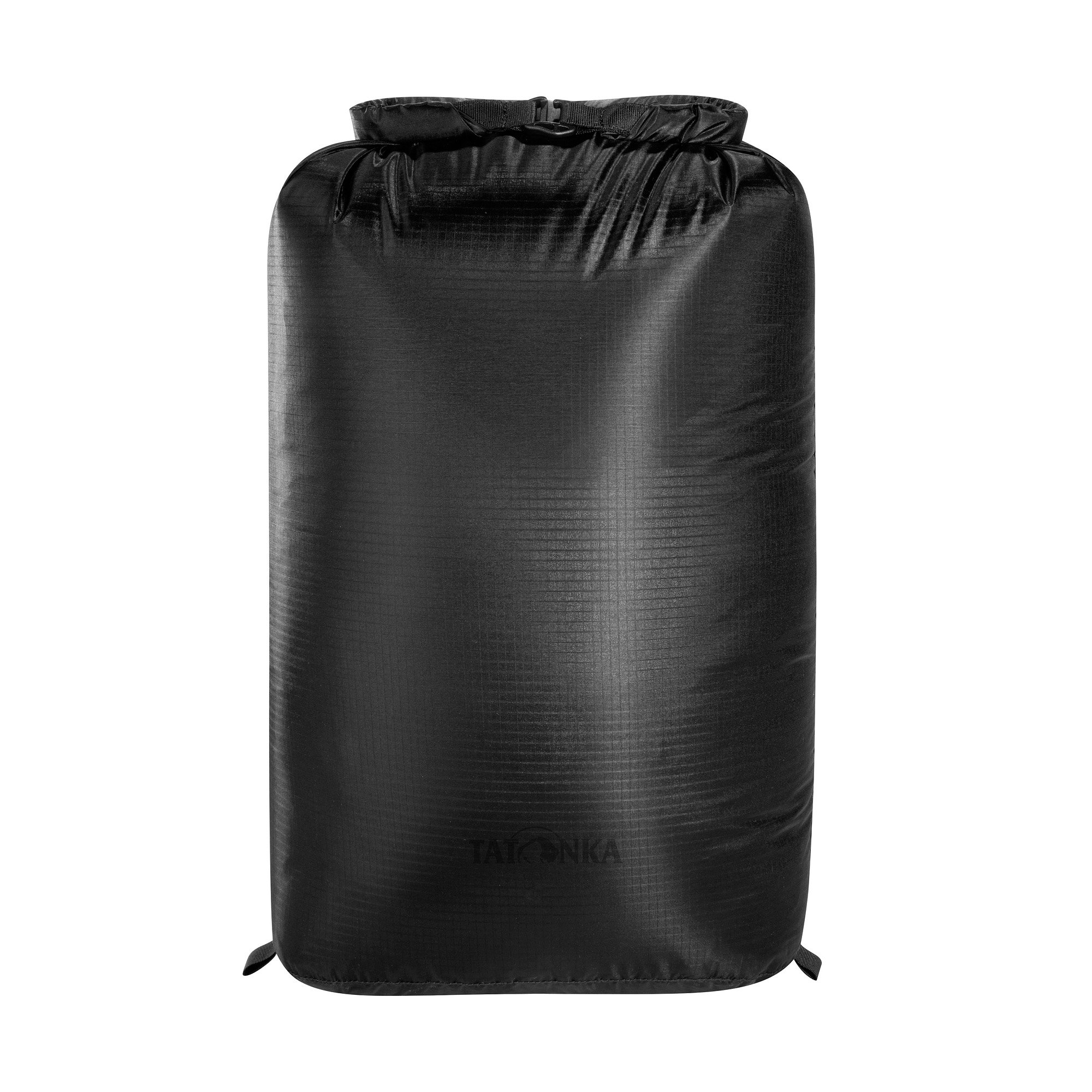 Tatonka SQZY Dry Bag 15l black schwarz Reisezubehör - Ansicht seitlich-vorne Tasche, Tatonka SQZY Dry Bag 15l black schwarz Reisezubehör - Ansicht seitlich-vorne