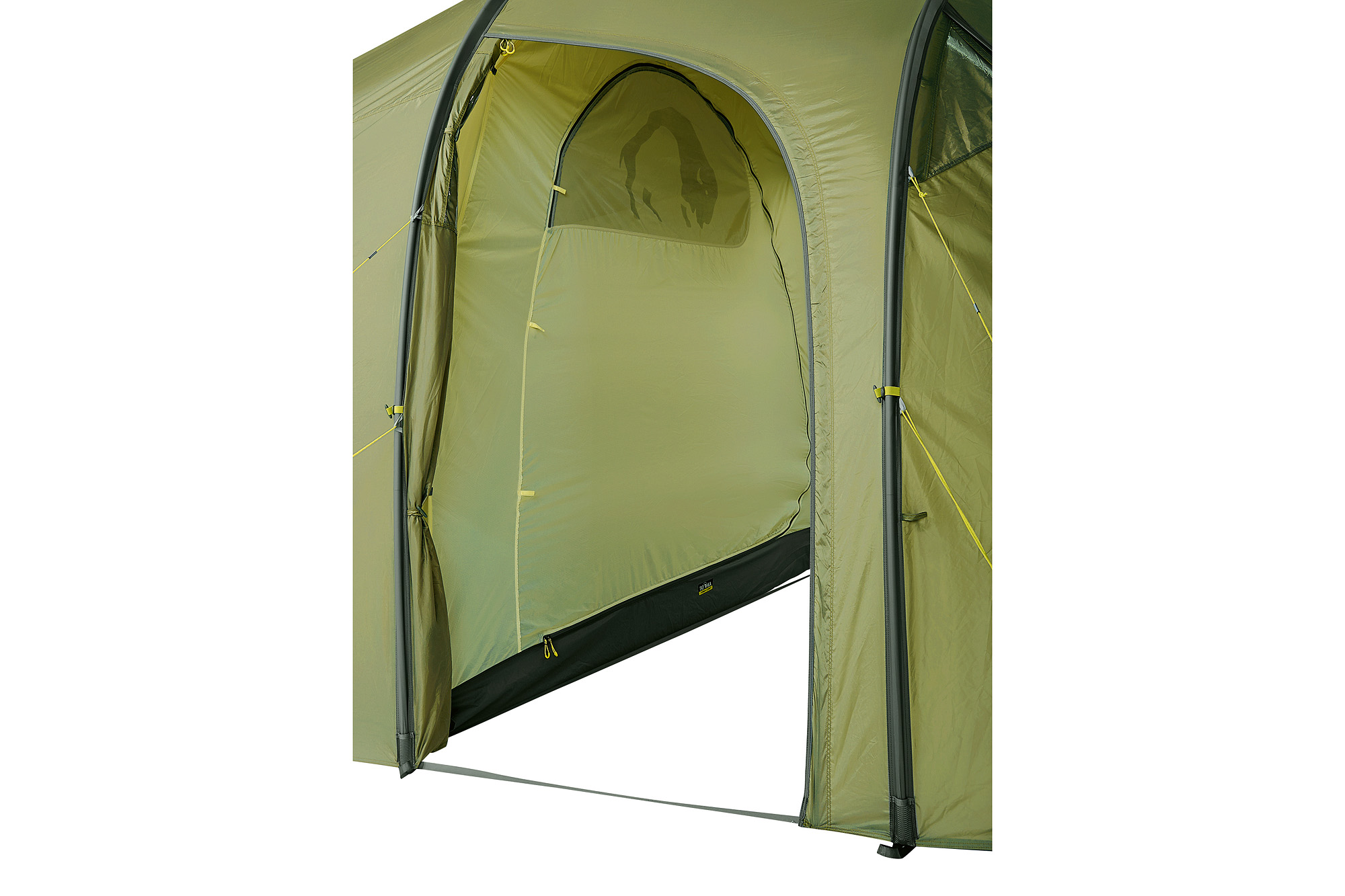Tatonka Family Camp light olive grün 3-Personen-Zelte - Detailansicht Zelt, Im Freien, Freizeitaktivitäten, Zelt in den Bergen, Natur, Tatonka Family Camp light olive grün 3-Personen-Zelte - Detailansicht