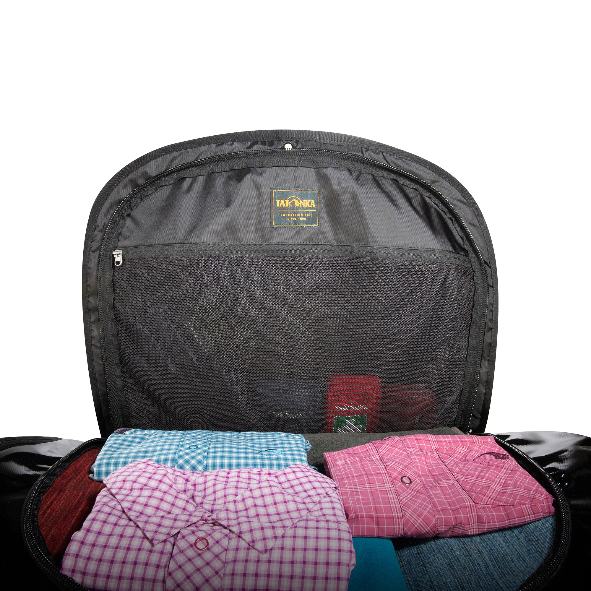 Tatonka Borsone In Tessuto Barrel - Unisex, Robusto, Con Cinghie Zaino Integrate - 1000 Tarp, Textreme 6.6