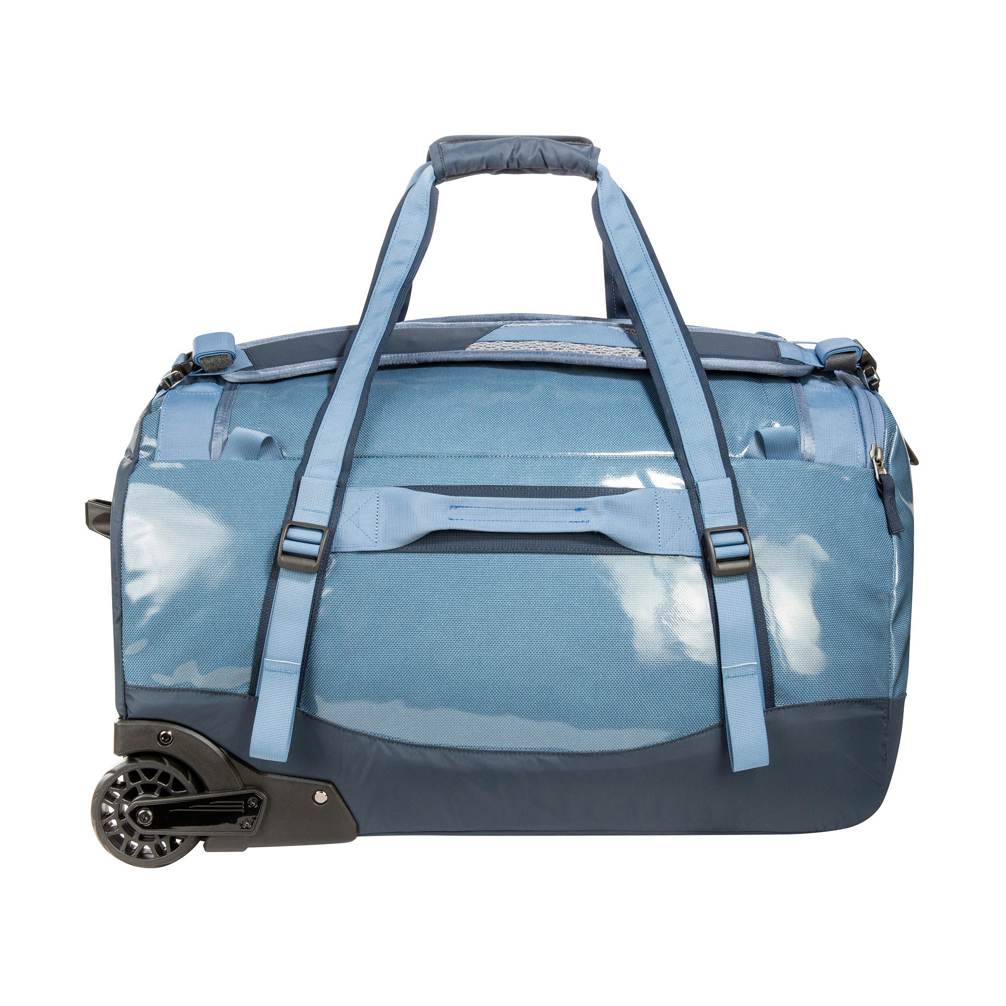 Zubehor, Tasche, Handtasche, Gepäck, Tatonka Barrel Roller 60 elemental blue blau Trolleys & Koffer - Ansicht frontal-hinten