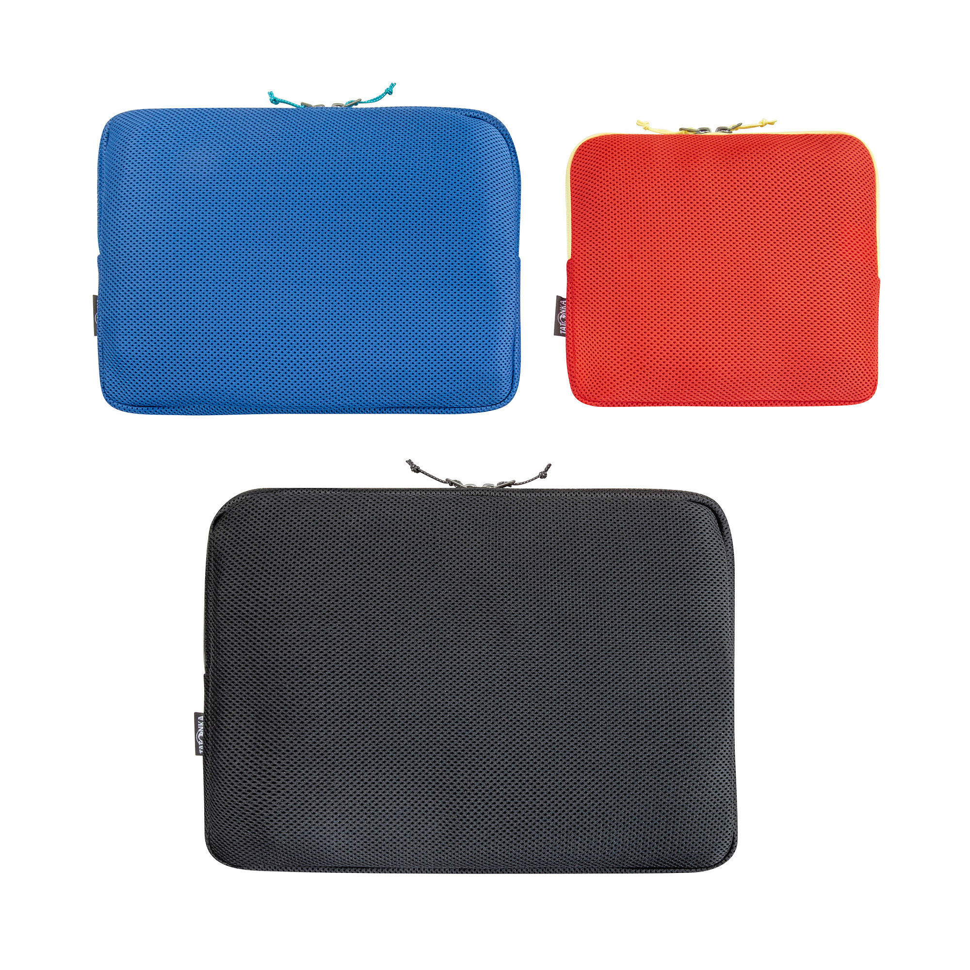 Zubehor, Tasche, Tatonka Air Mesh Pocket Set III assorted silber Packwürfel & Staubeutel - Ansicht seitlich-hinten