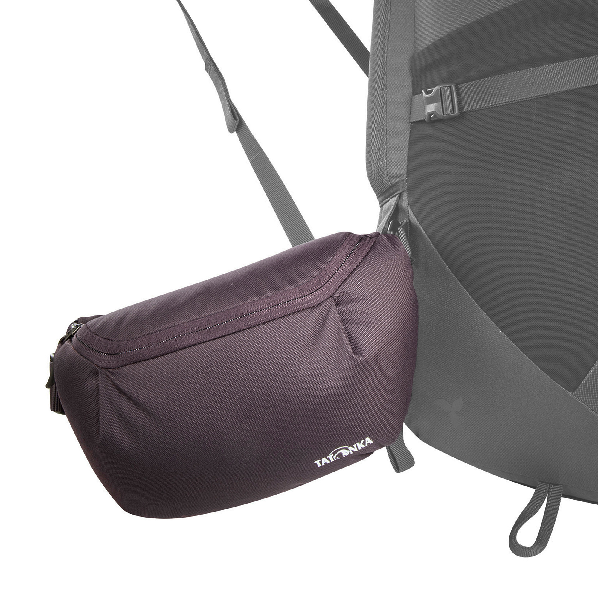 Tasche, Zubehör, Handtasche, Rucksack, Tatonka Hip Belt Pouch midnight plum lila Bauchtaschen - Detailansicht