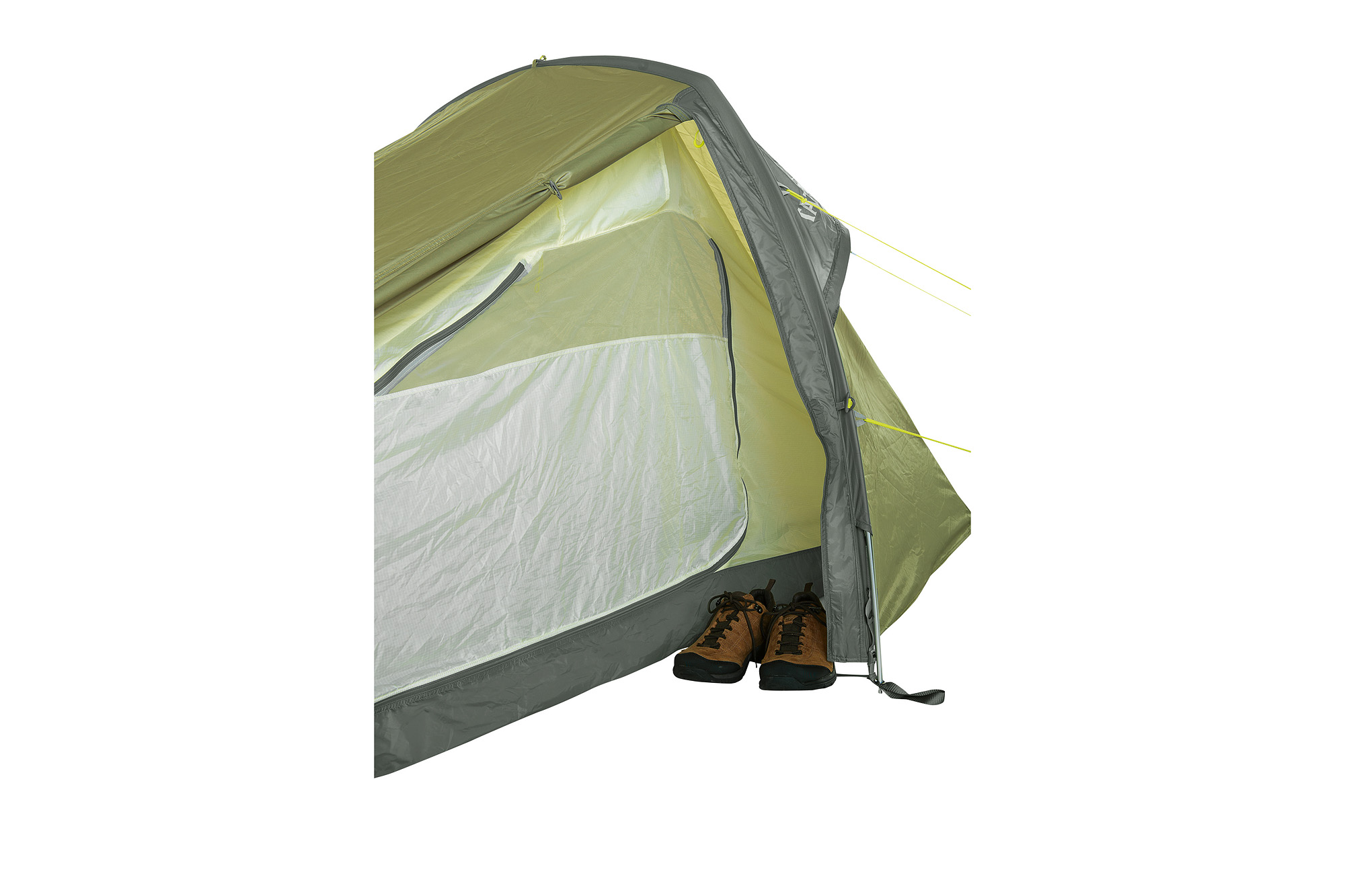 Zelt, Campen, Zelt in den Bergen, Im Freien, Schuh, Tatonka Koli light olive grün 1-Personen-Zelte - Detailansicht