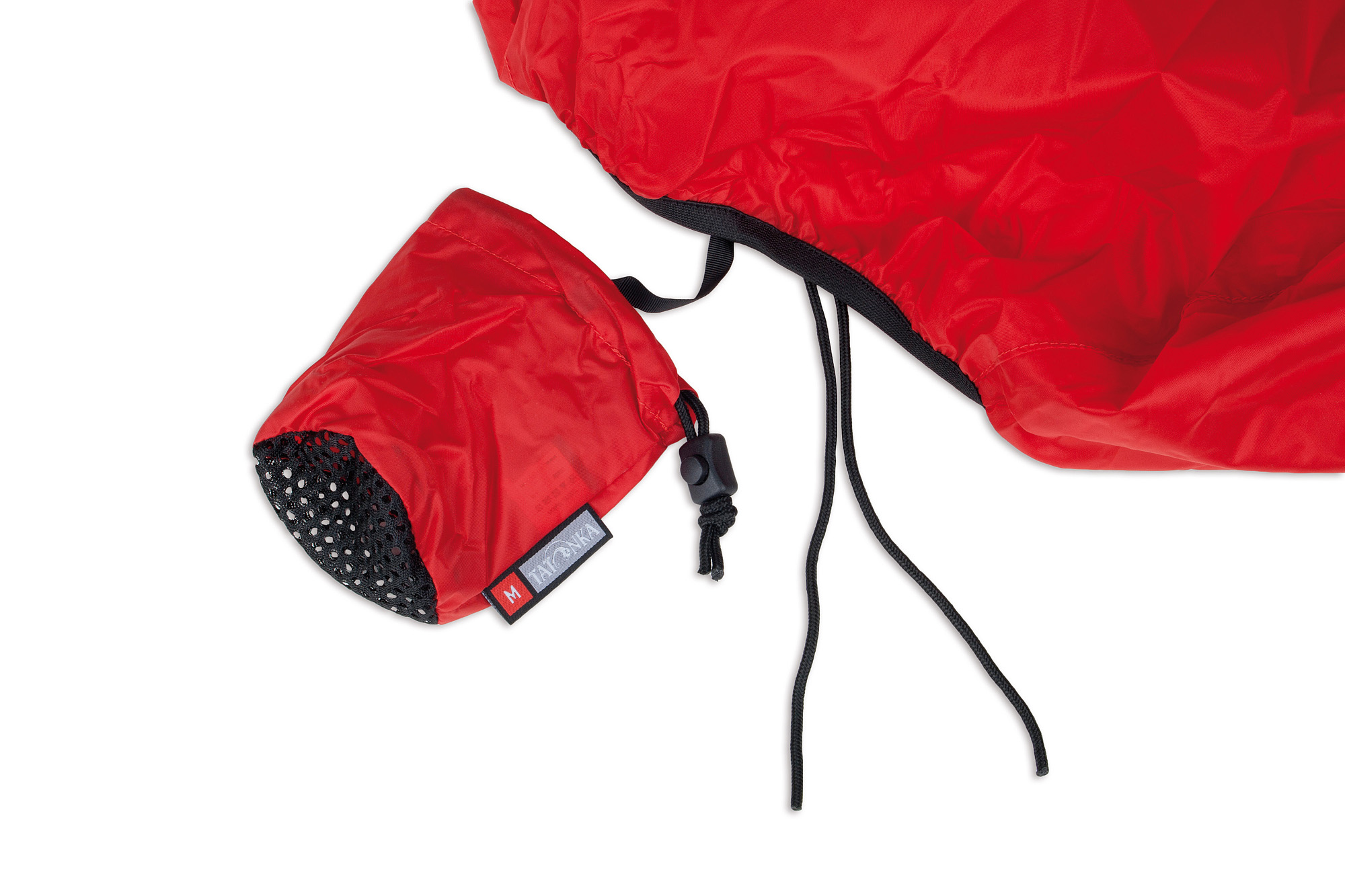 Bekleidung, Mantel, Rettungsweste, Weste, Tatonka Rain Flap "M" red rot Rucksack-Zubehör - Detailansicht