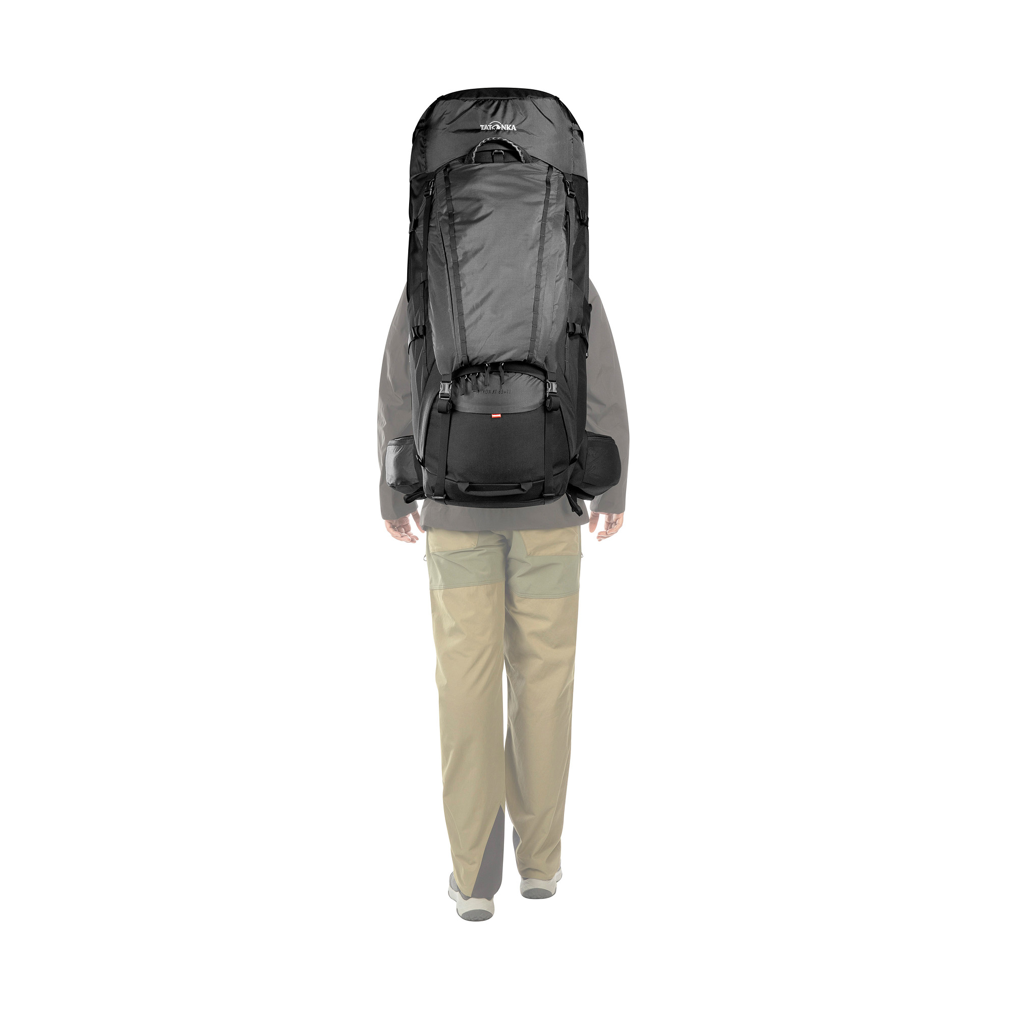 Tasche, Rucksack, Erwachsener, Mann, Person, Tatonka Yukon X1 85+10 black schwarz Trekkingrucksäcke - Detailansicht