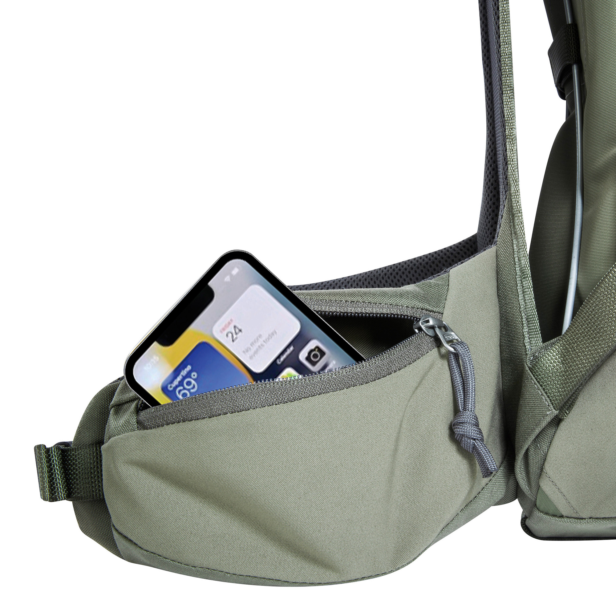 Zubehor, Tasche, Handtasche, Tatonka Hike Pack 25 Women BC stone grey olive grau Wanderrucksäcke - Detailansicht