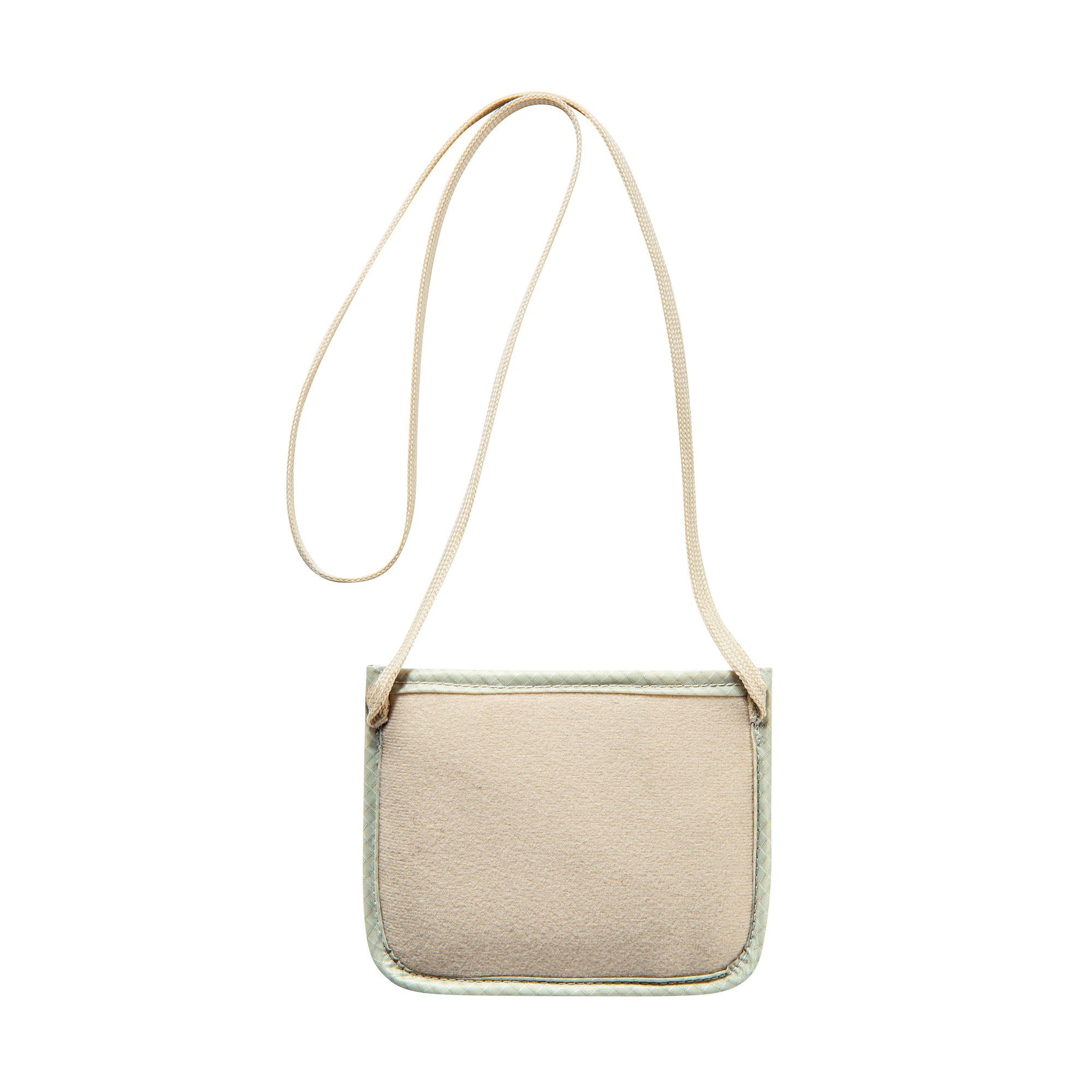 Zubehor, Tasche, Handtasche, Geldbörse, Tragetasche, Tatonka Skin ID Pocket RFID Block natural silber Brustbeutel - Ansicht seitlich-hinten