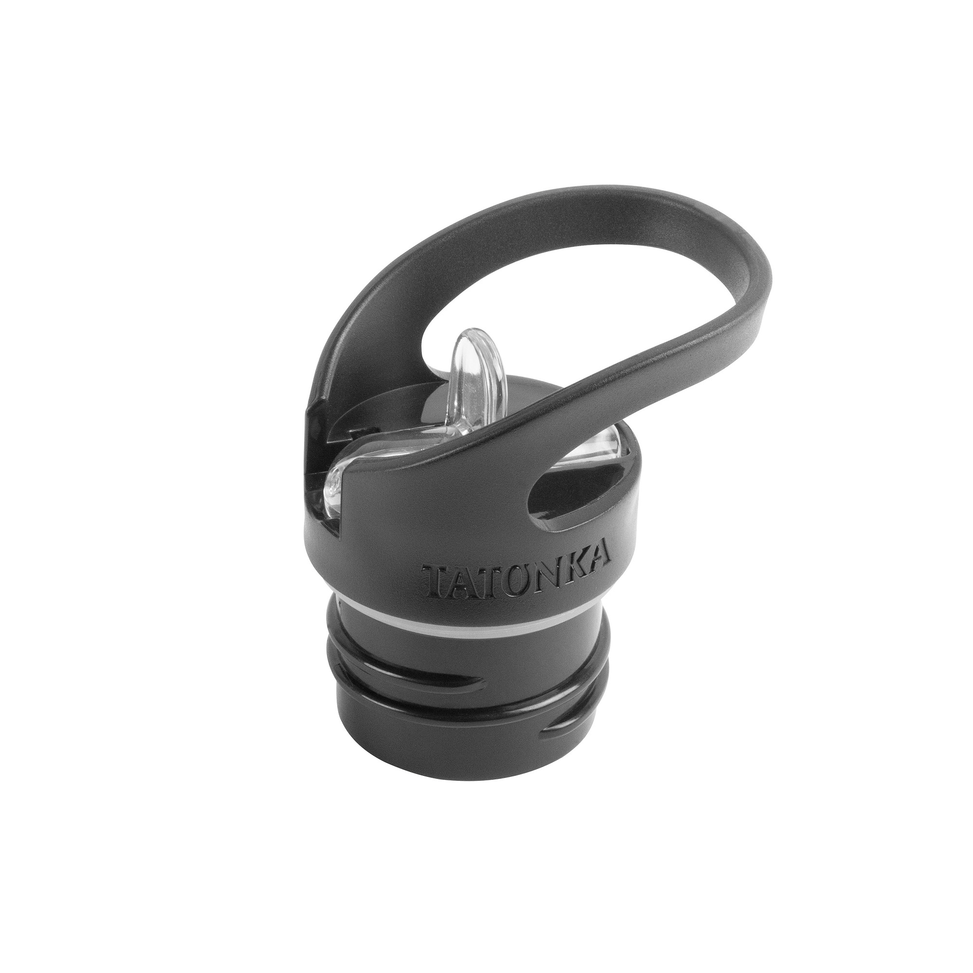 Tatonka Sports Lid black schwarz Trinkflaschen - Ansicht seitlich-hinten