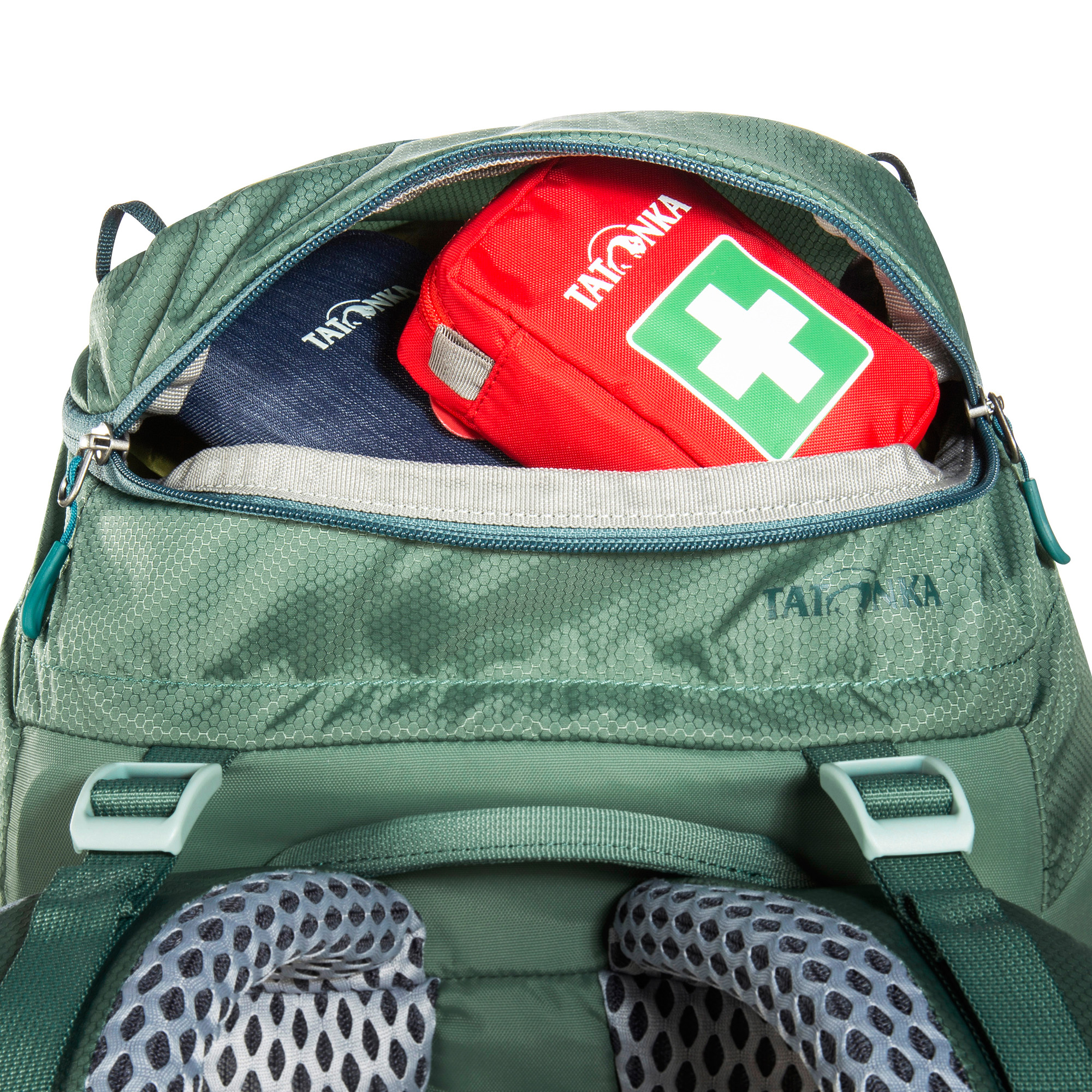 Tasche, Erste Hilfe, Rucksack, Tatonka Norix 32 sage green grün Wanderrucksäcke - Detailansicht