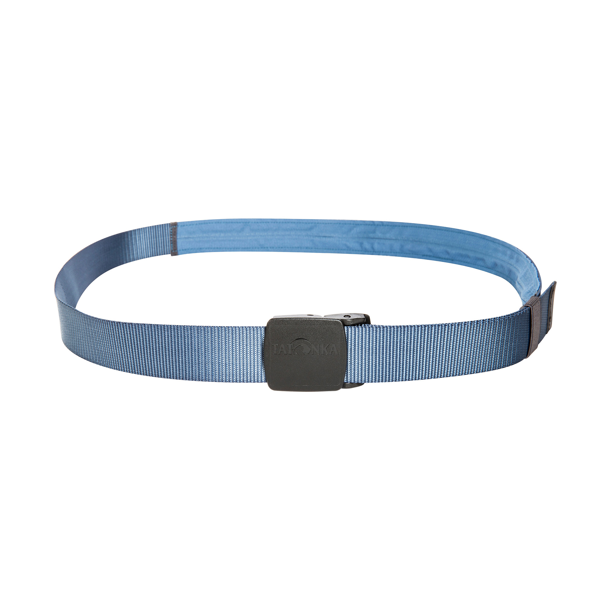 Zubehor, Riemen, Gürtel, Tatonka Travel Waistbelt 30mm elemental blue blau Geldbeutel - Ansicht seitlich-vorne