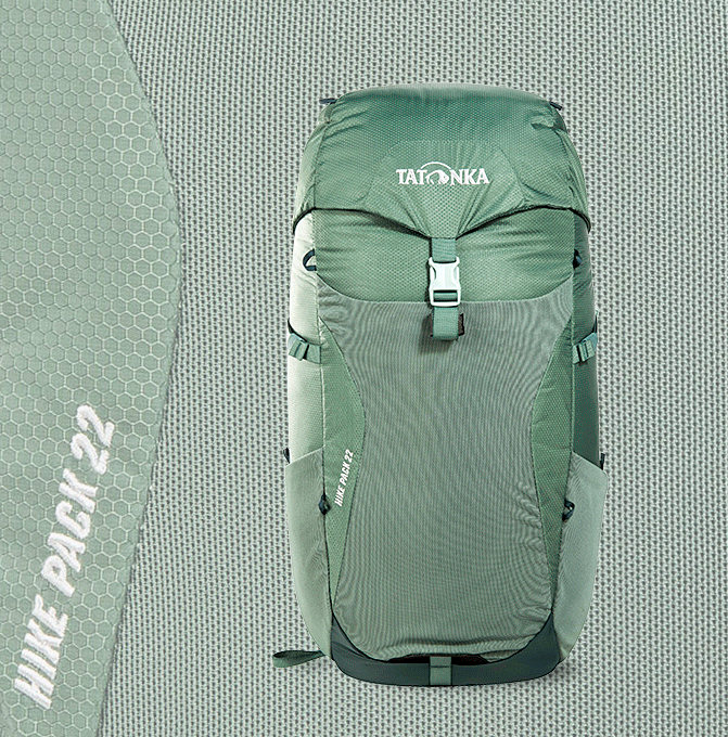 De Hike Pack collectie - Met geventileerd mesh rugsysteem voor uitstekend draag- en klimaatcomfort.