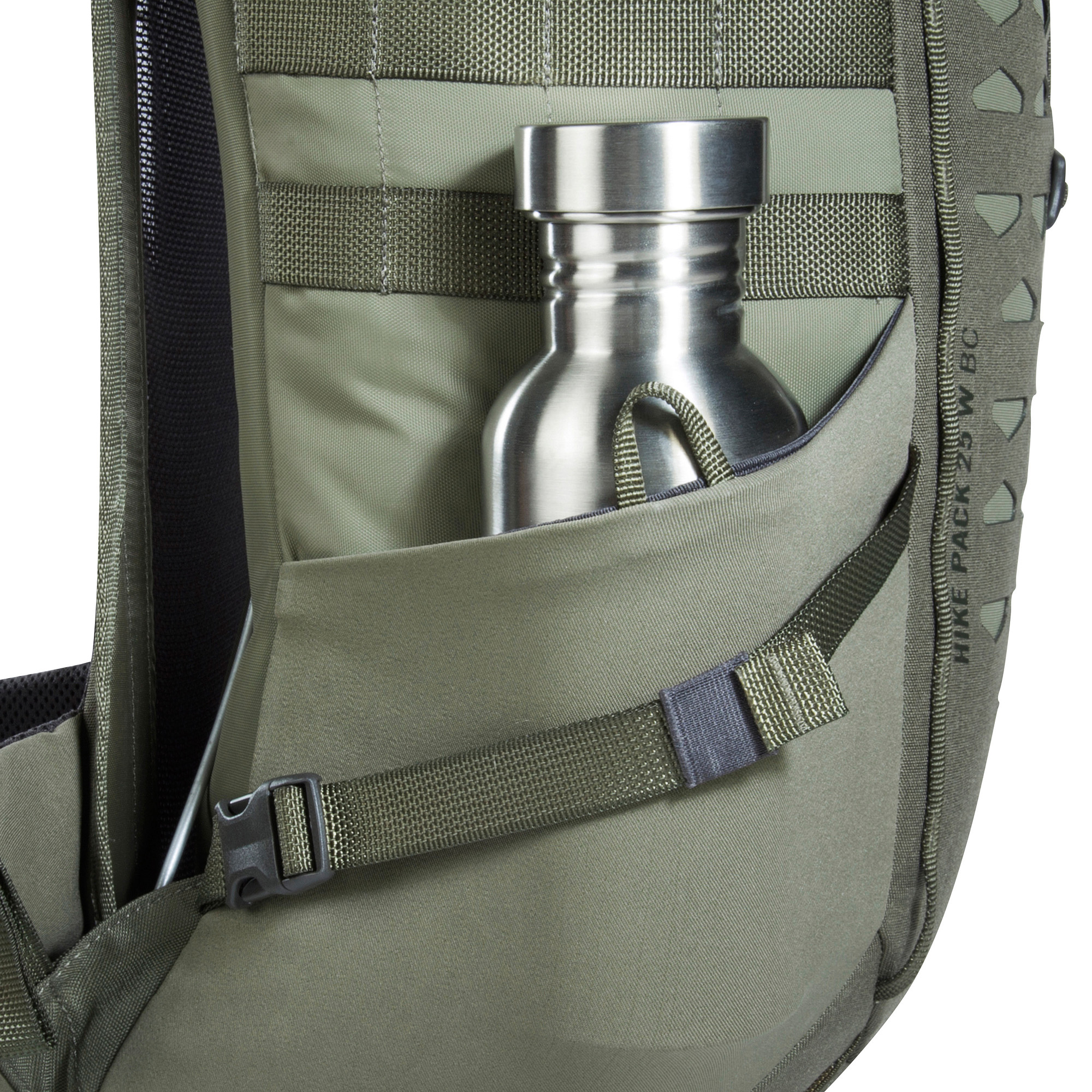 Tasche, Flasche, Zubehör, Handtasche, Tatonka Hike Pack 25 Women BC stone grey olive grau Wanderrucksäcke - Detailansicht