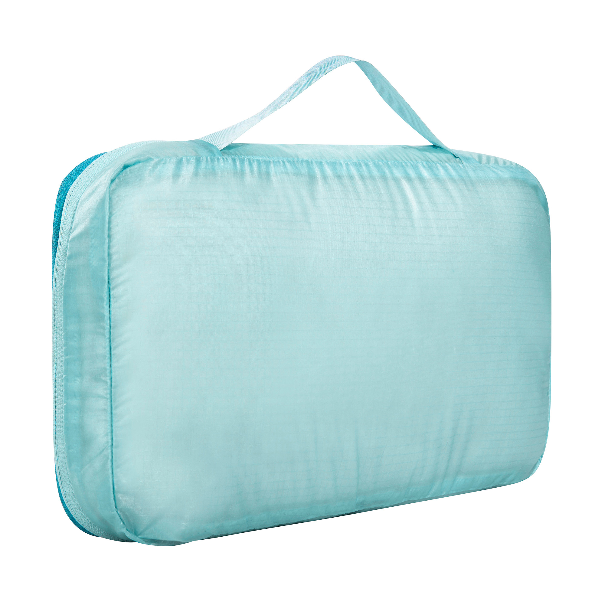 Kissen, Dekoration für Zuhause, Zubehör, Tasche, Handtasche, Tatonka SQZY Compression Pouch M light blue blau Reisezubehör - Ansicht seitlich-hinten