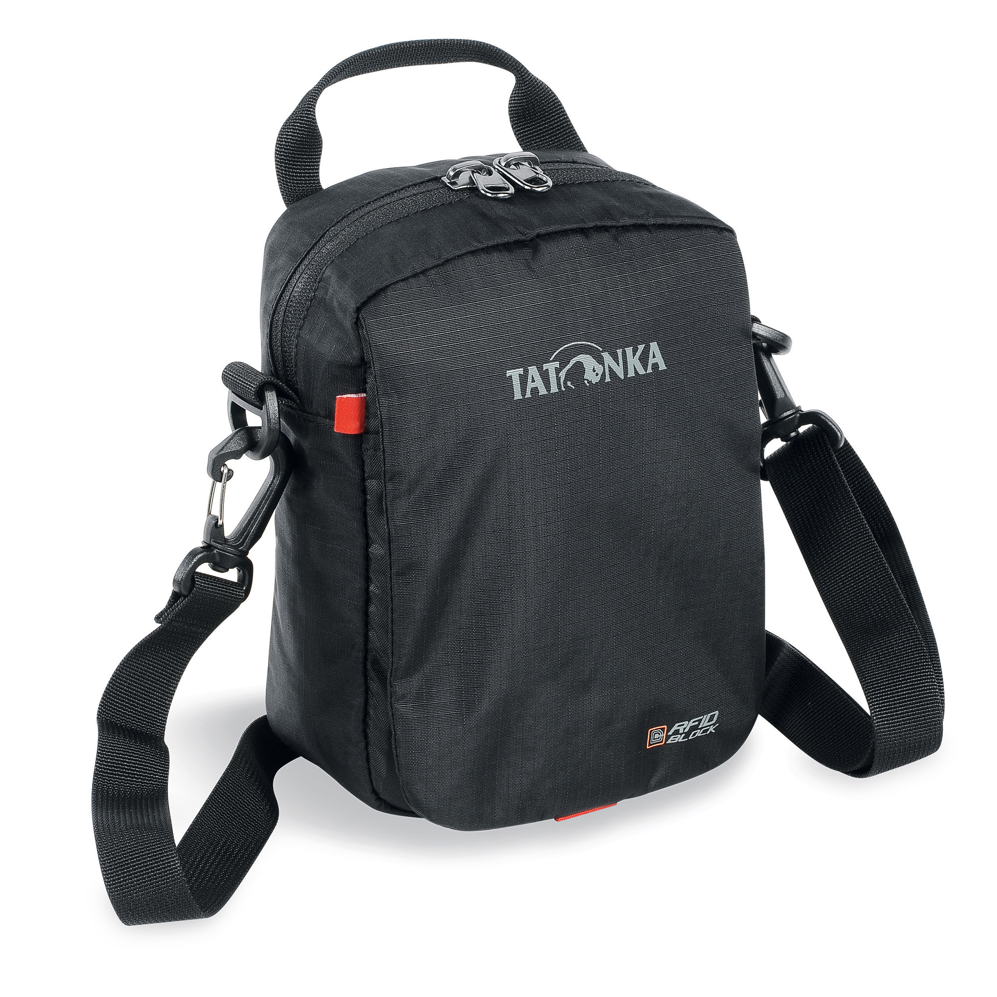 Tasche, Rucksack, Tatonka Check In RFID B black schwarz Reisetaschen - Ansicht seitlich-vorne