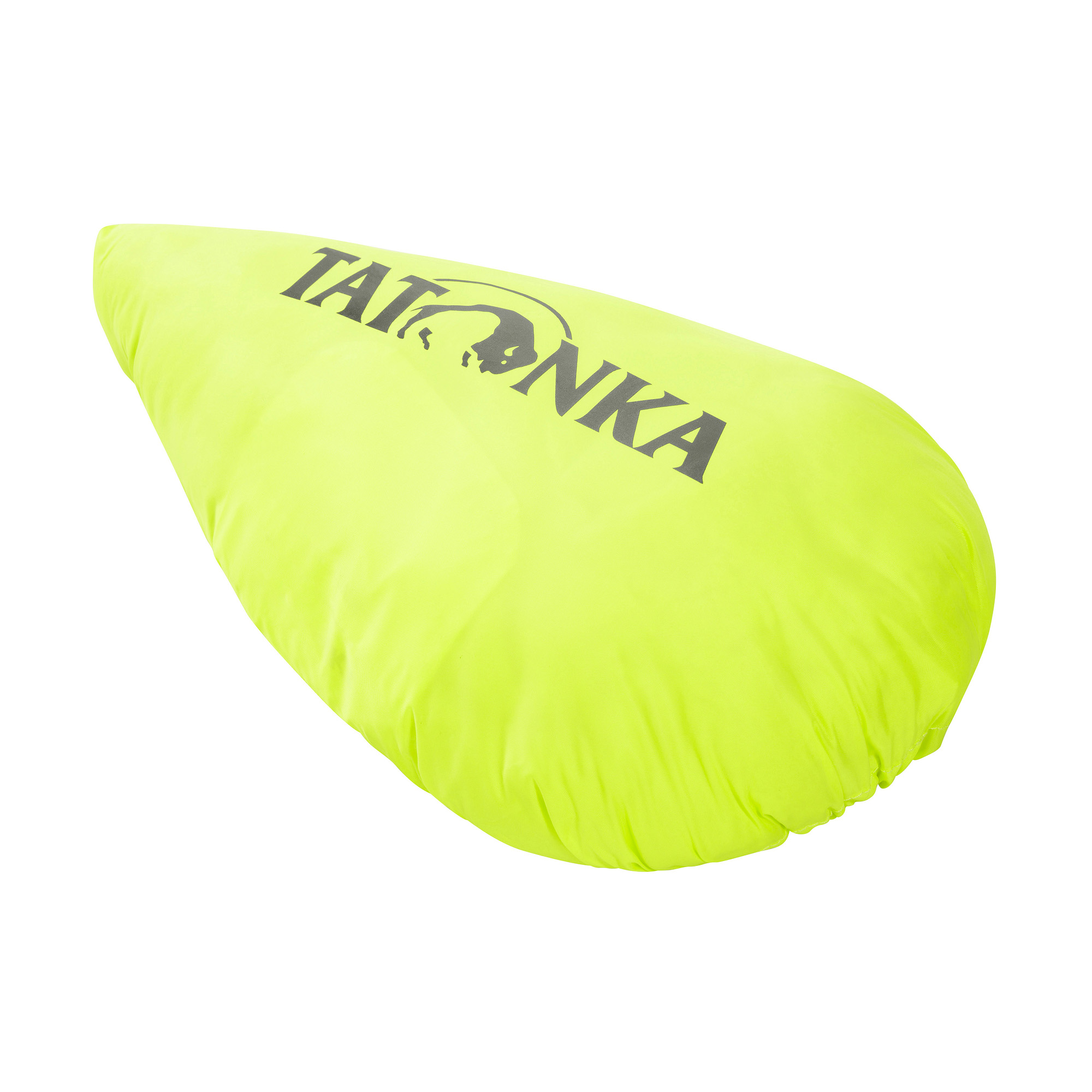 Kissen, Dekoration für Zuhause, Bademode, Windel, Tatonka Saddle Cover safety yellow gelb Regenhüllen - Ansicht seitlich-hinten