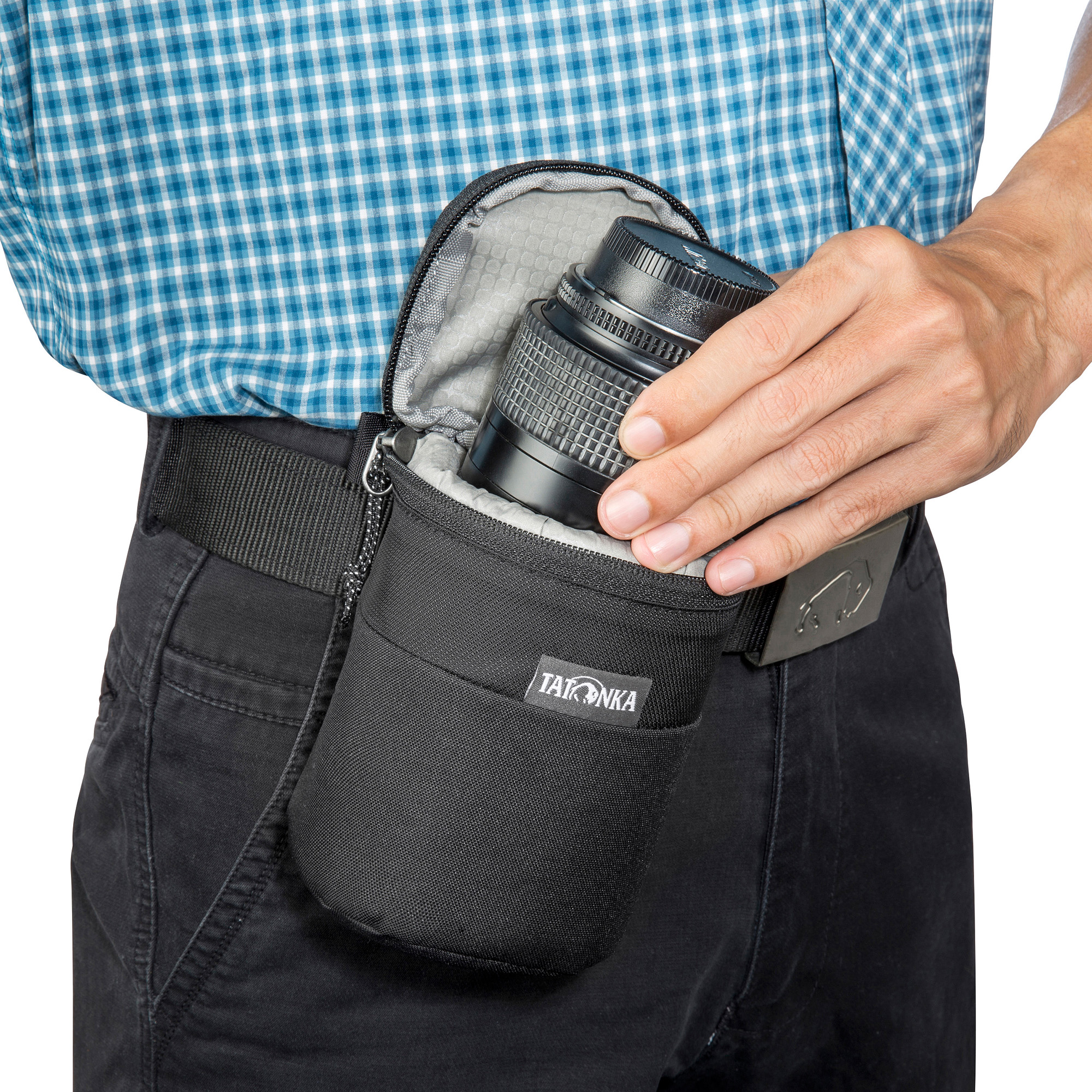 Photographie, Zubehör, Elektronik, Tatonka Lens Pocket S black schwarz Sonstige Taschen - Detailansicht