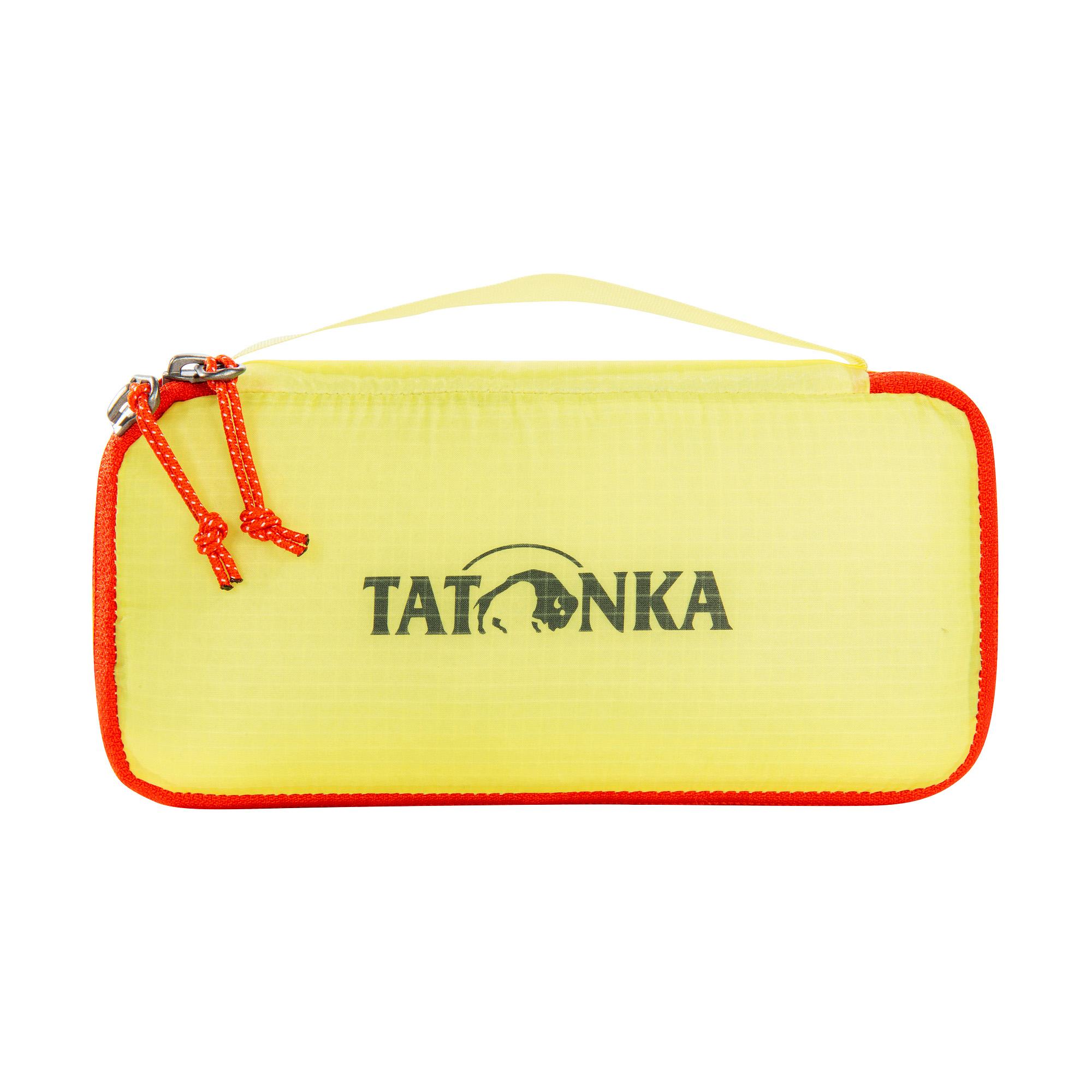 Zubehor, Tasche, Handtasche, Tatonka SQZY Padded Pouch S light yellow gelb Reisezubehör - Ansicht frontal-vorne