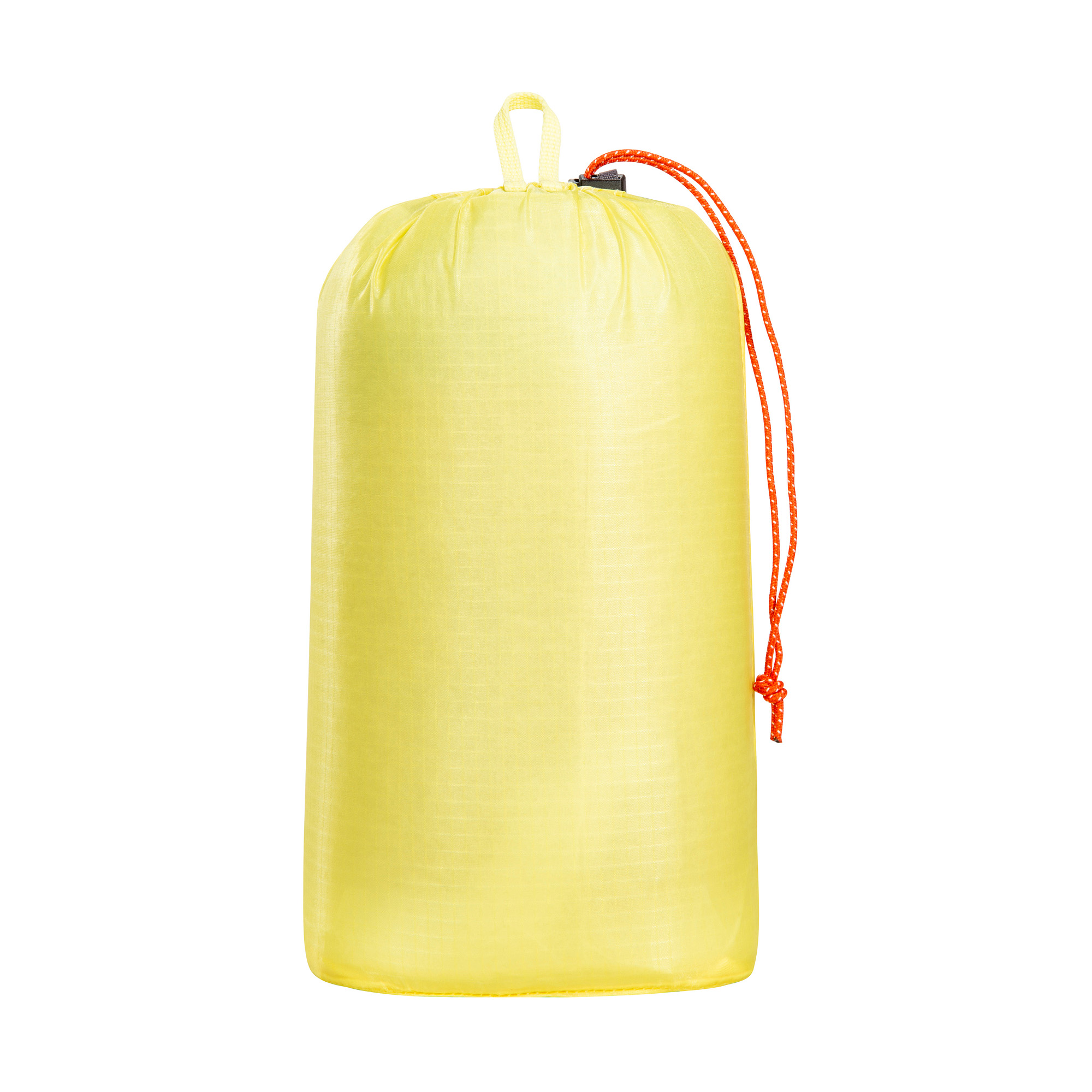 Tasche, Zubehör, Handtasche, Tatonka SQZY Stuff Bag 2l light yellow gelb Packwürfel & Staubeutel - Ansicht seitlich-hinten