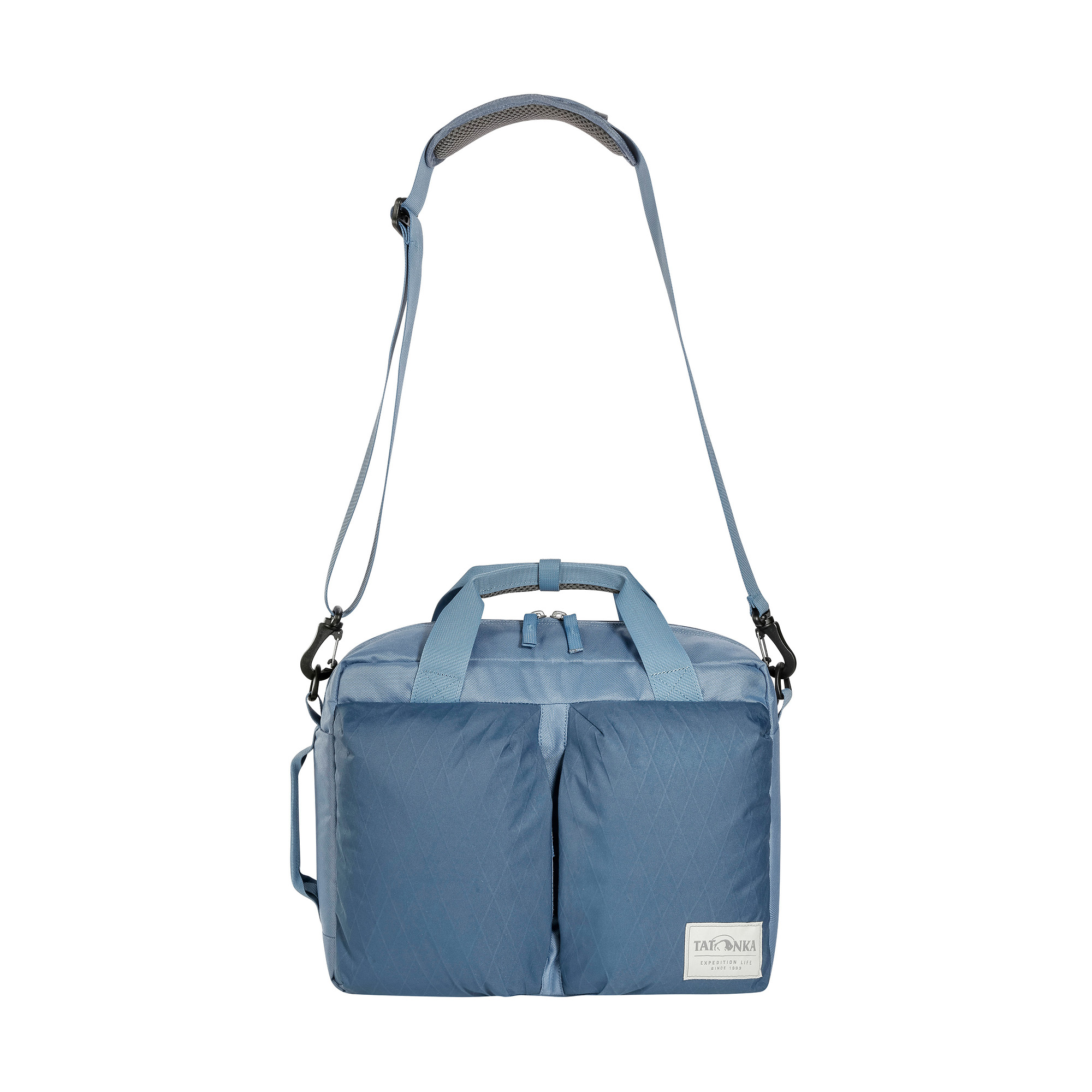Zubehör, Tasche, Handtasche, Tatonka Cross Body Bag XL elemental blue blau Umhängetaschen - Ansicht frontal-vorne
