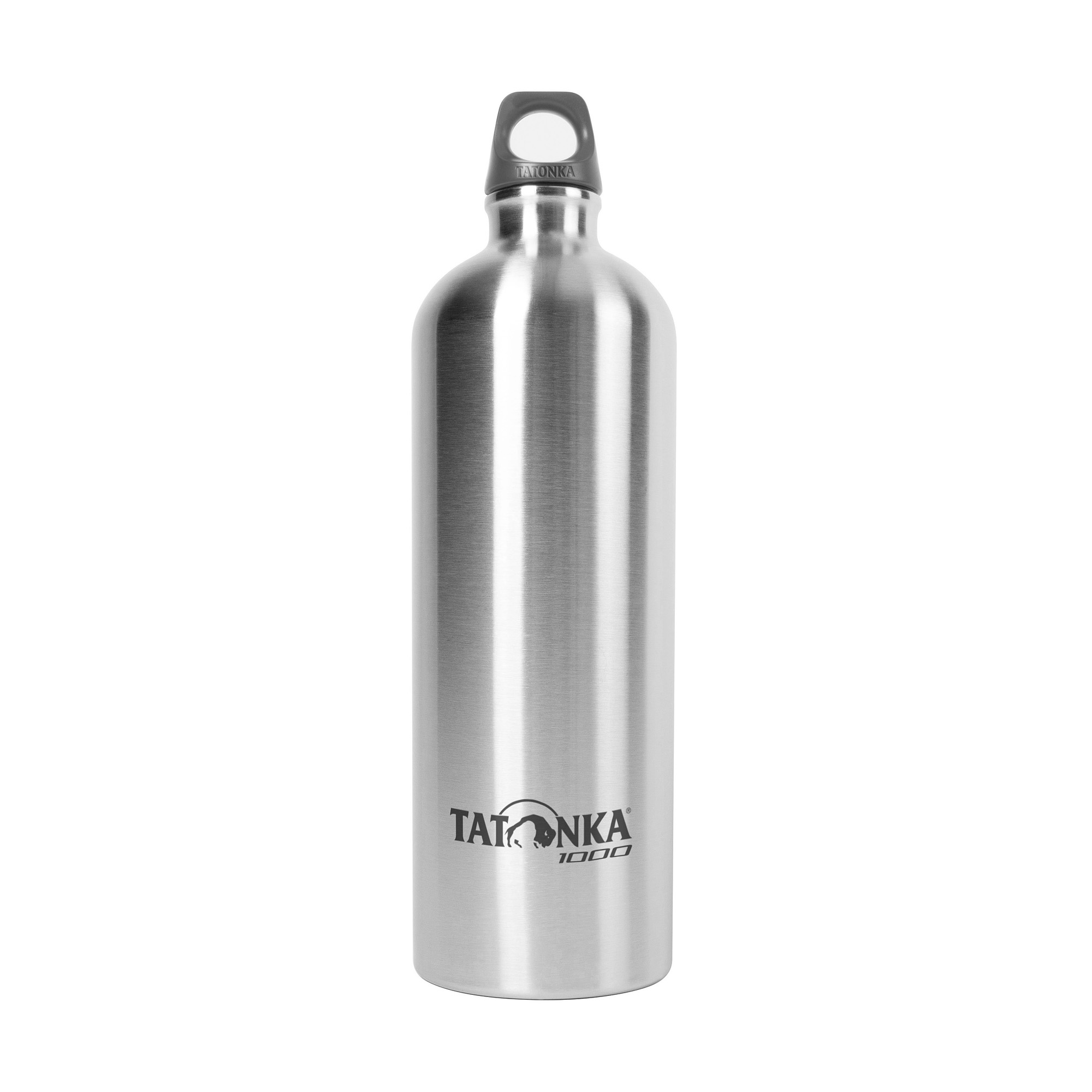 Flasche, Wasserflasche, Shaker, Tatonka Stainless Steel Bottle 1,0l Trinkflaschen - Ansicht seitlich-vorne