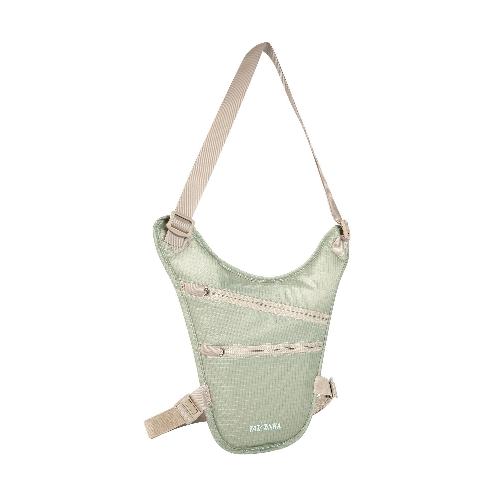 Zubehor, Tasche, Handtasche, Riemen, Tatonka Skin Chest Holster natural silber Geldbeutel - Ansicht frontal-vorne