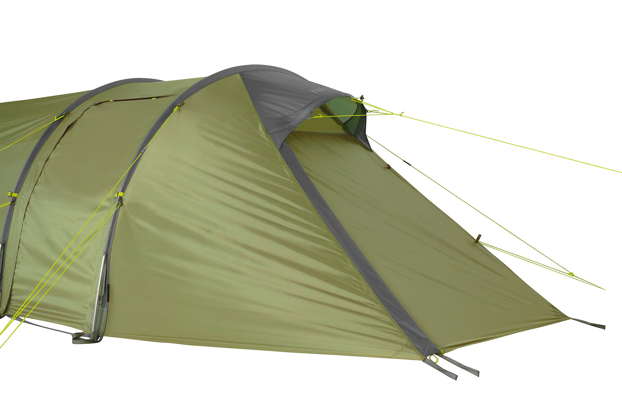Zelt, Campen, Zelt in den Bergen, Natur, Draußen, Tatonka Alaska 3.235 PU light olive grün 3-Personen-Zelte - Detailansicht