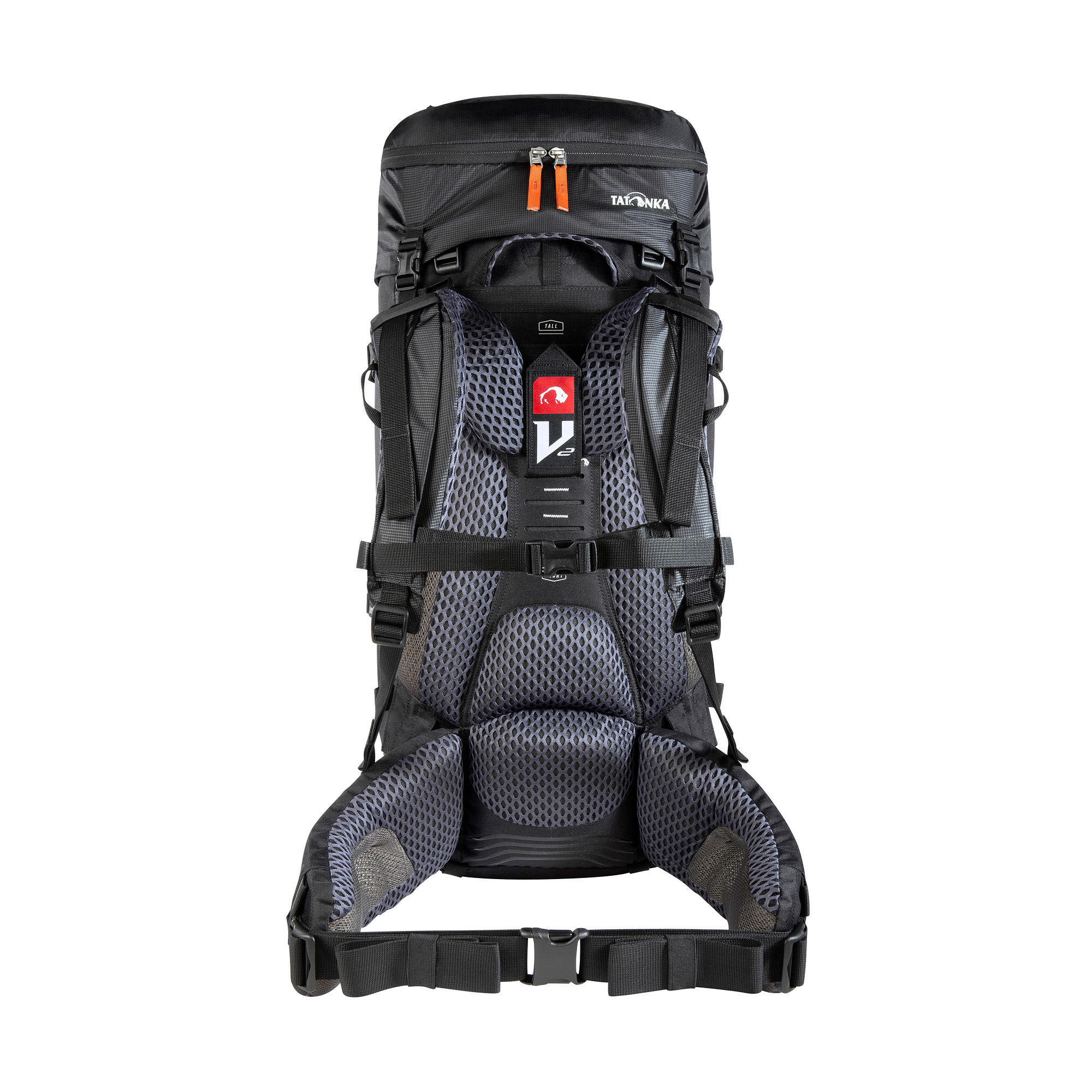 Tasche, Rucksack, Tatonka Yukon 50+10 Women black schwarz Trekkingrucksäcke - Ansicht frontal-hinten