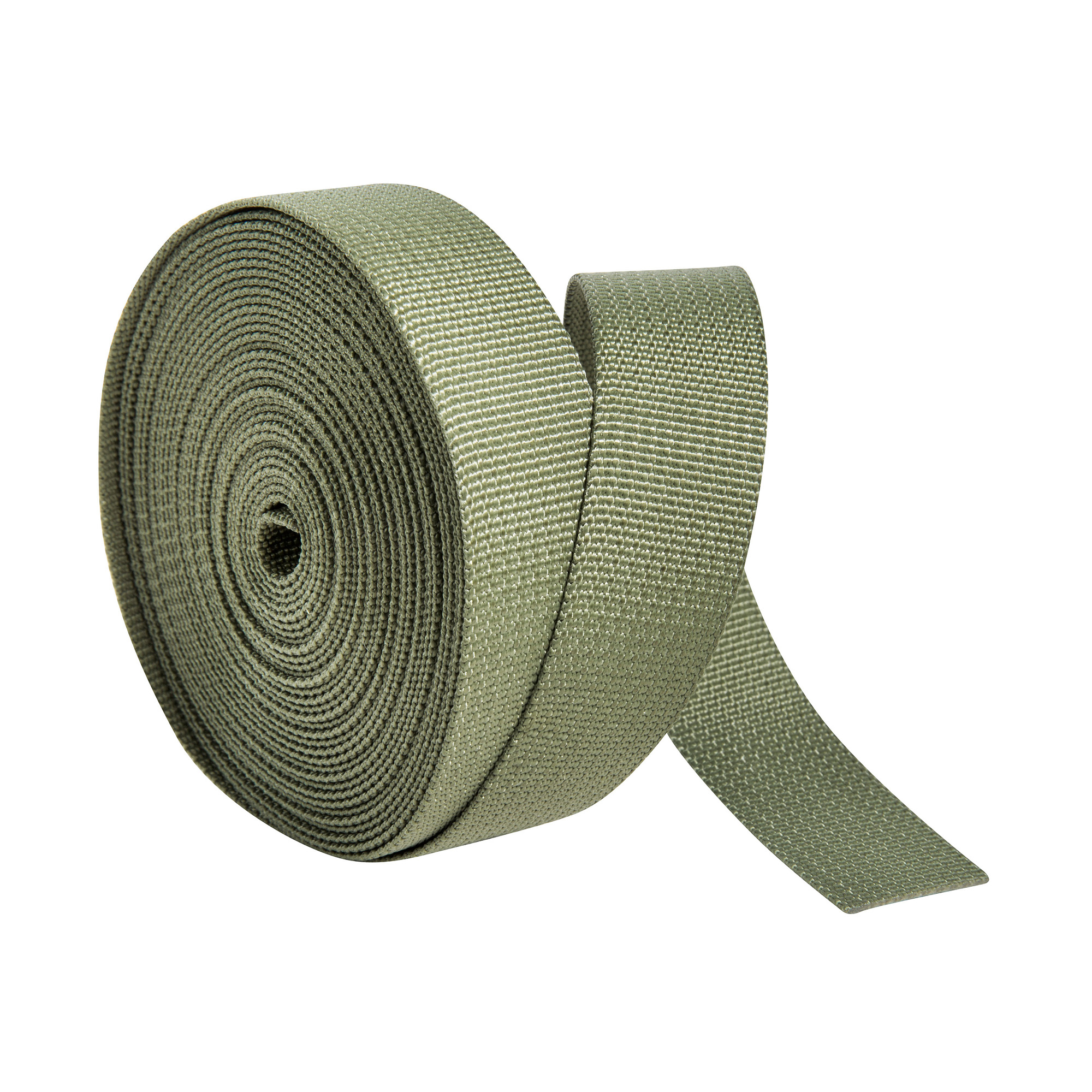 Leinwand, Zubehör, Riemen, Formelle Kleidung, Krawatte, Tatonka Webbing 20mm / 5m olive grün Sonstiges Zubehör - Ansicht seitlich-hinten