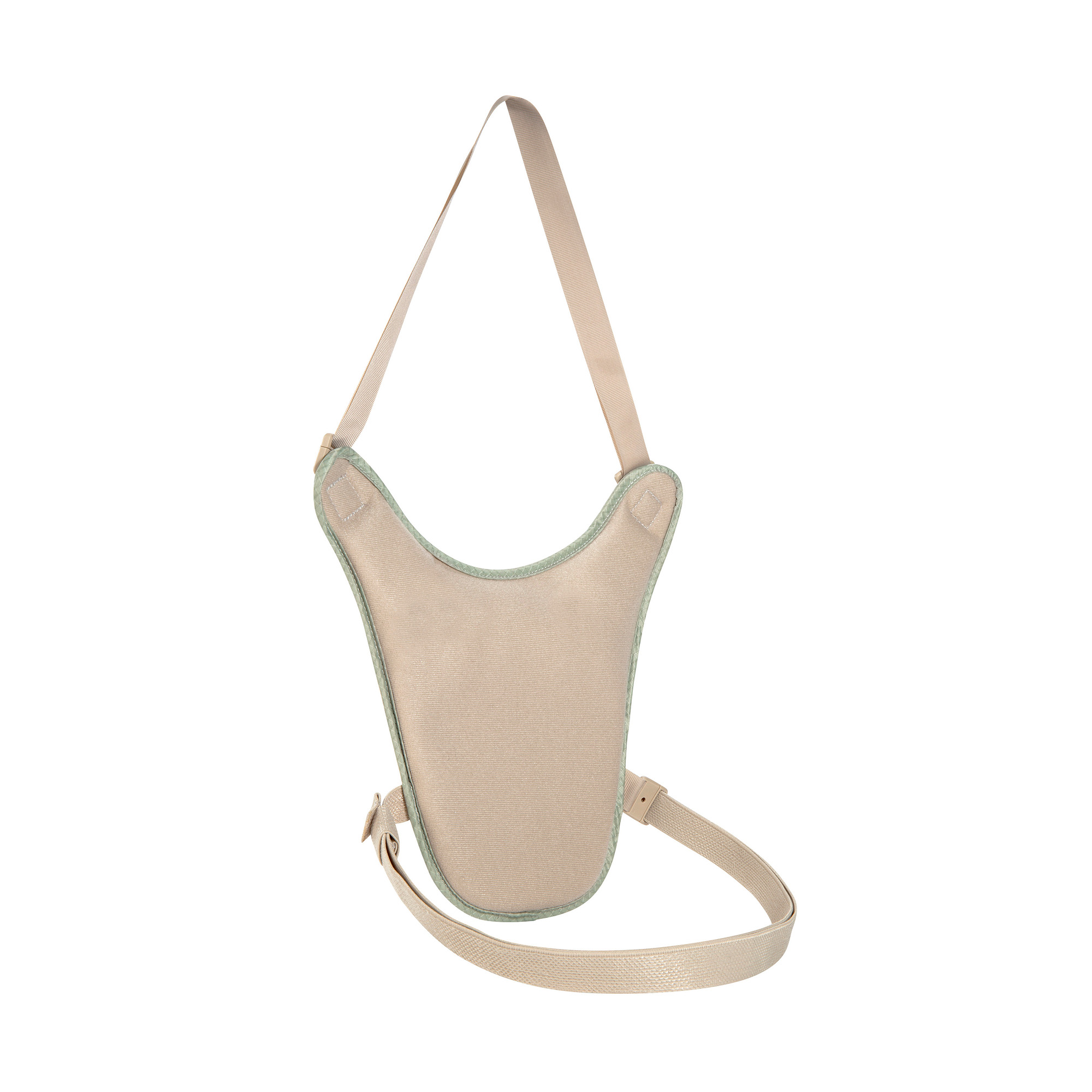 Zubehor, Handtasche, Leinwand, Riemen, Geldbörse, Tatonka Skin Chest Holster natural silber Geldbeutel - Ansicht frontal-hinten