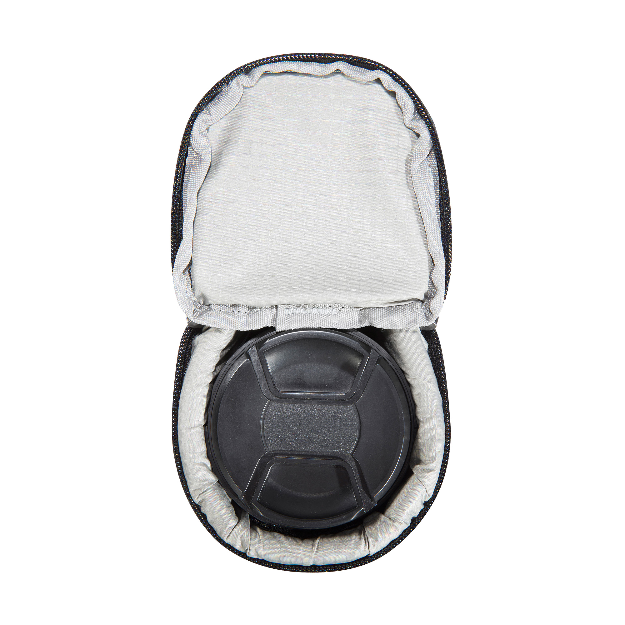 Fußball-Ball, Sport, Elektronik, Kamera-Linse, Objektivdeckel, Tatonka Lens Pocket M black schwarz Sonstige Taschen - Detailansicht