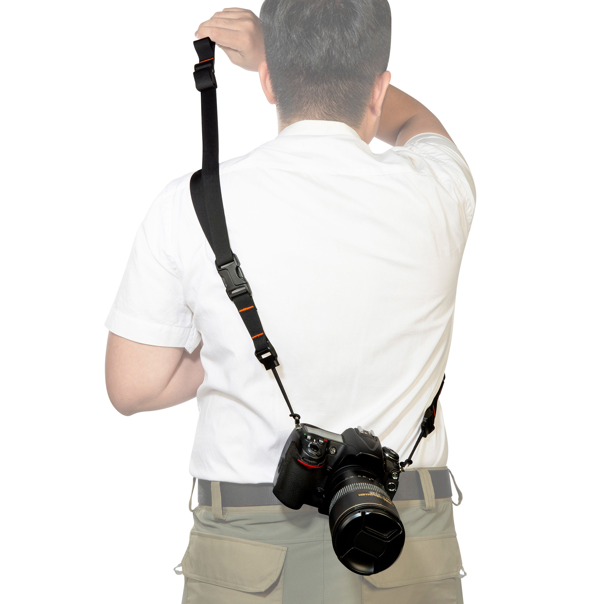 Zubehor, Riemen, Fotografie, Kamera, Person, Tatonka Camera Strap Set black schwarz Fototaschen - Detailansicht