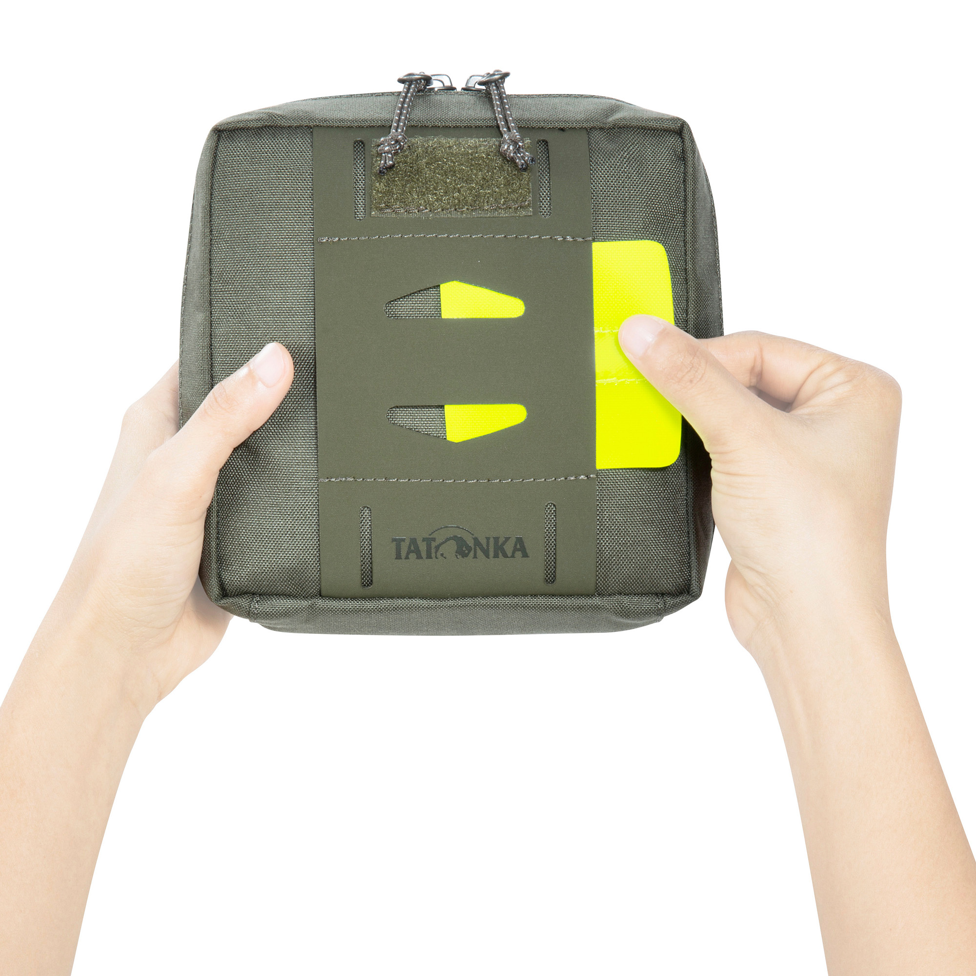 Tasche, Erste Hilfe, Zubehör, Handtasche, Tatonka Universal Pouch 14 x 14 stone grey olive grau Sonstige Taschen - Detailansicht