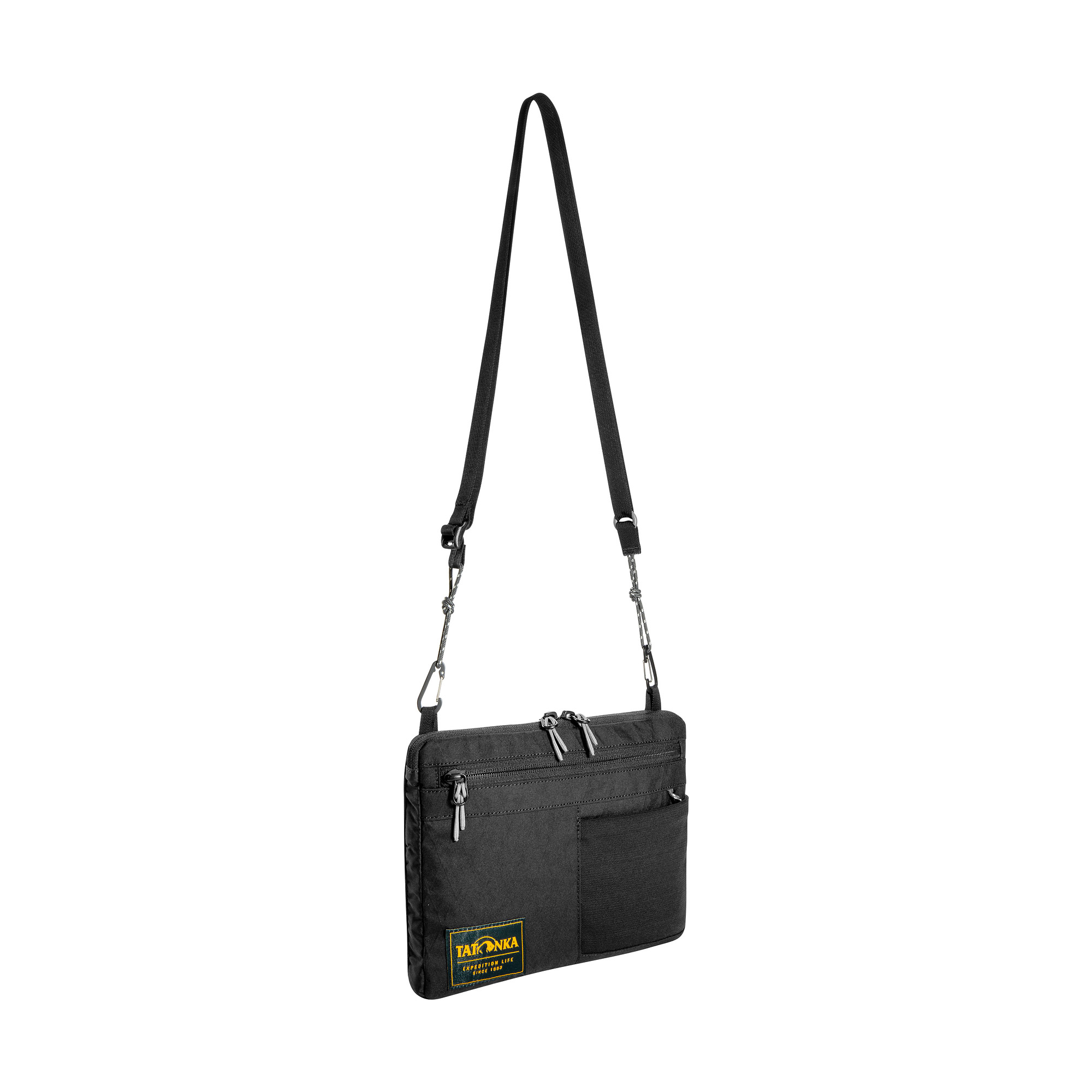 Tasche, Zubehör, Handtasche, Geldbörse, Tatonka Cross Body Bag S black schwarz Umhängetaschen - Ansicht seitlich-vorne