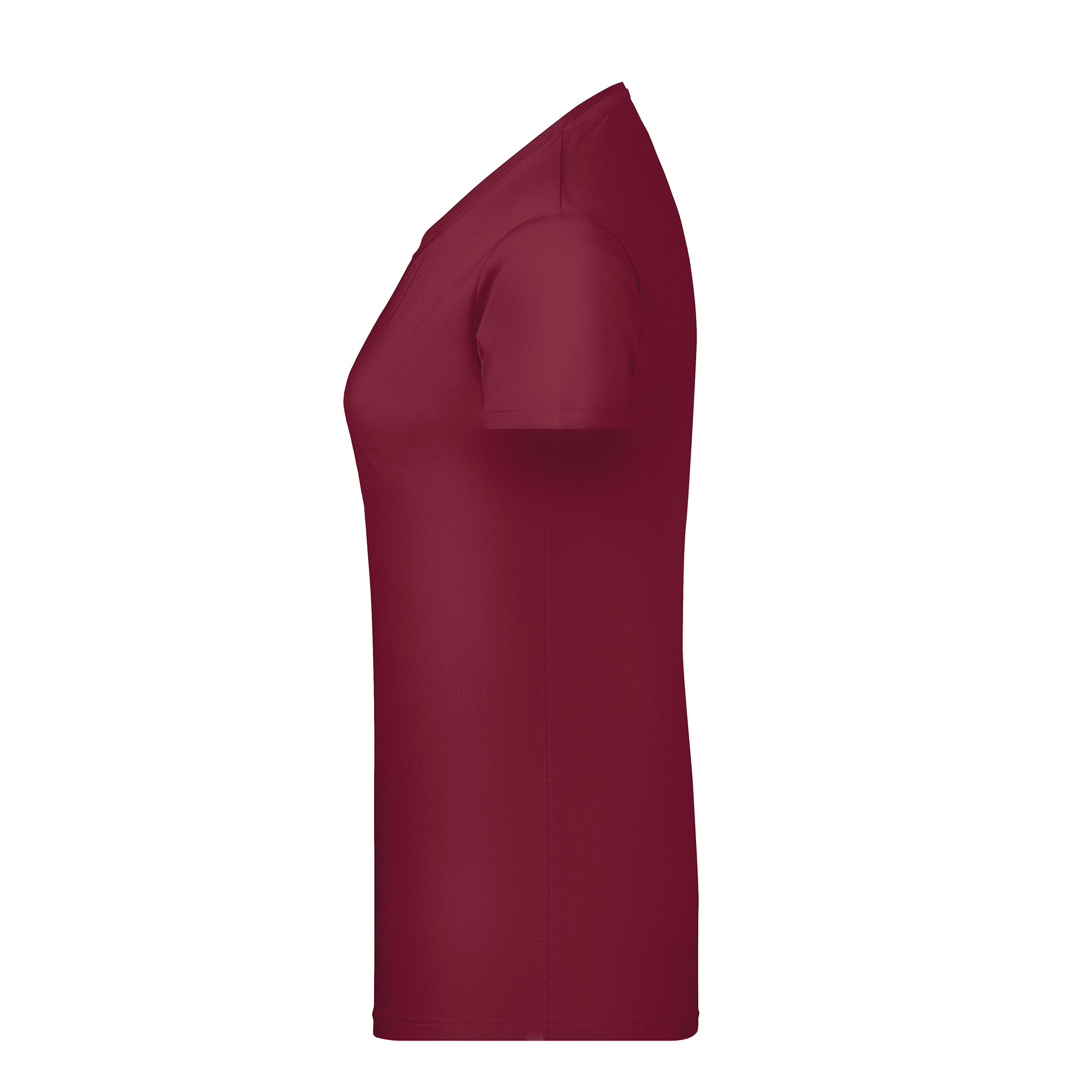 Kastanienbraun, Kleidung, Langarm, Ärmel, Bademode, Tatonka Heritage T-Shirt Women wine rot T-Shirts - Ansicht seitlich-hinten