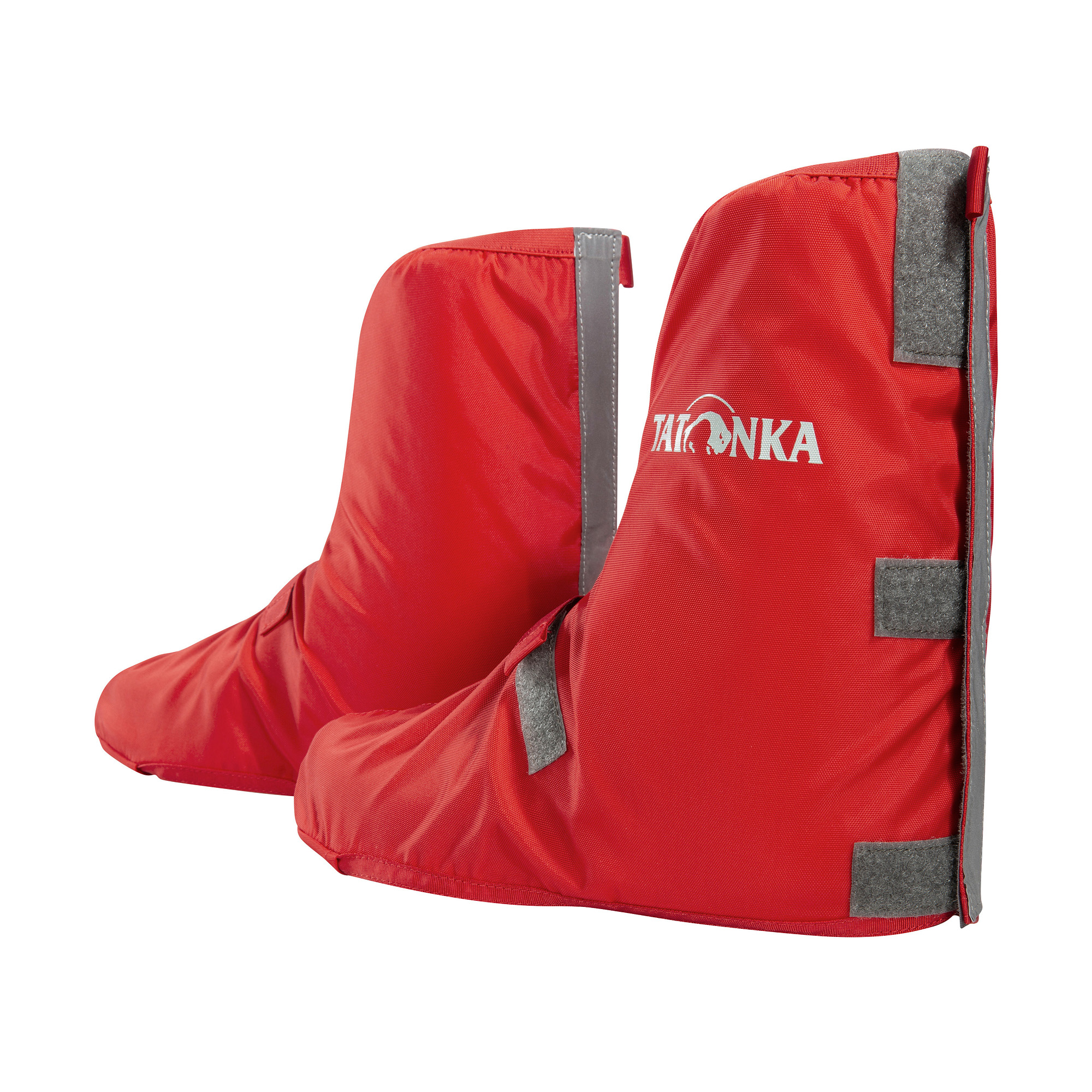 Bekleidung, Rettungsweste, Weste, Tatonka Velo Gaiter red rot Gamaschen - Ansicht seitlich-hinten