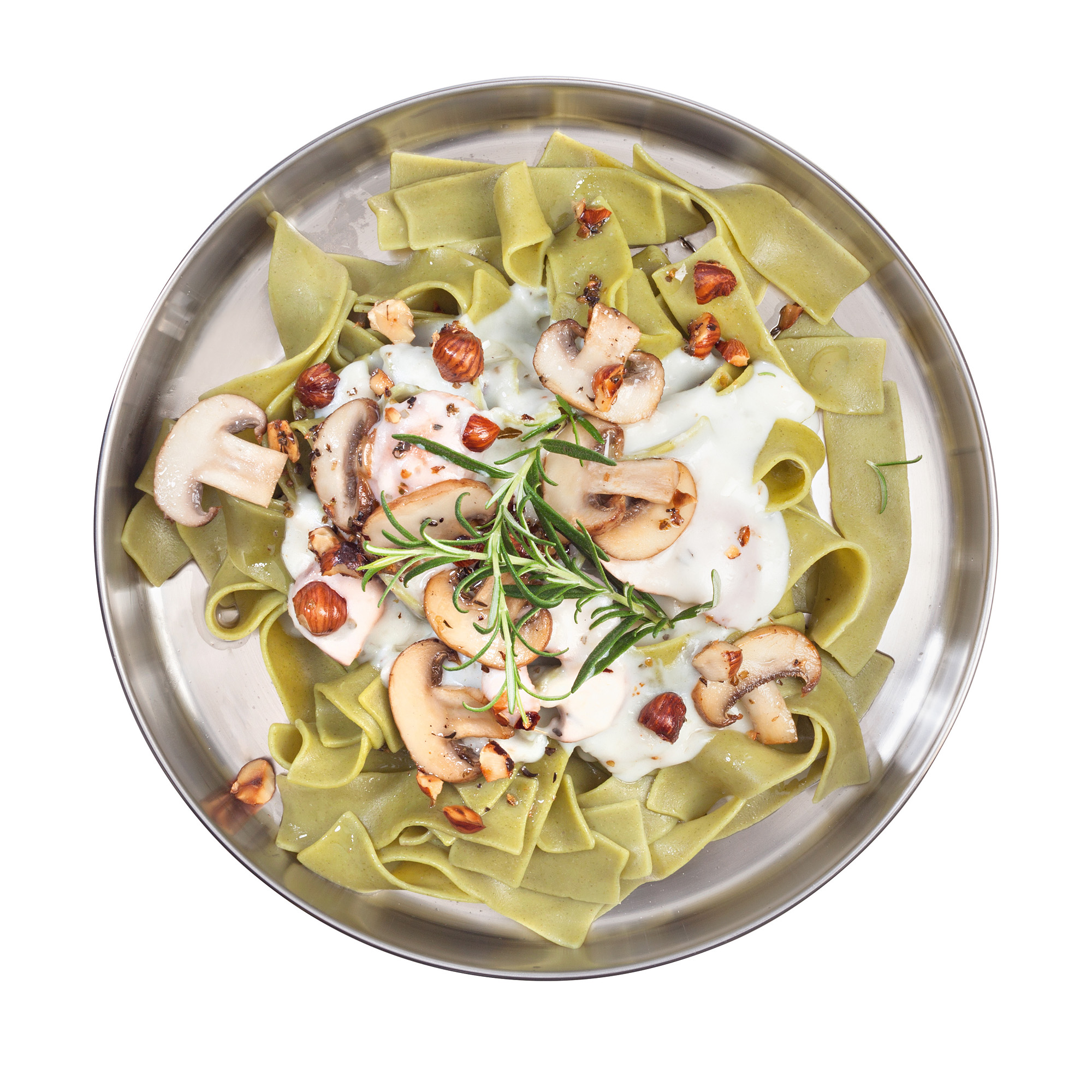 Essen, Präsentation des Essens, Mahlzeit, Gericht, Teller, Tatonka Pan Multi Set Teller, Schüsseln & Töpfe - Ansicht seitlich-vorne