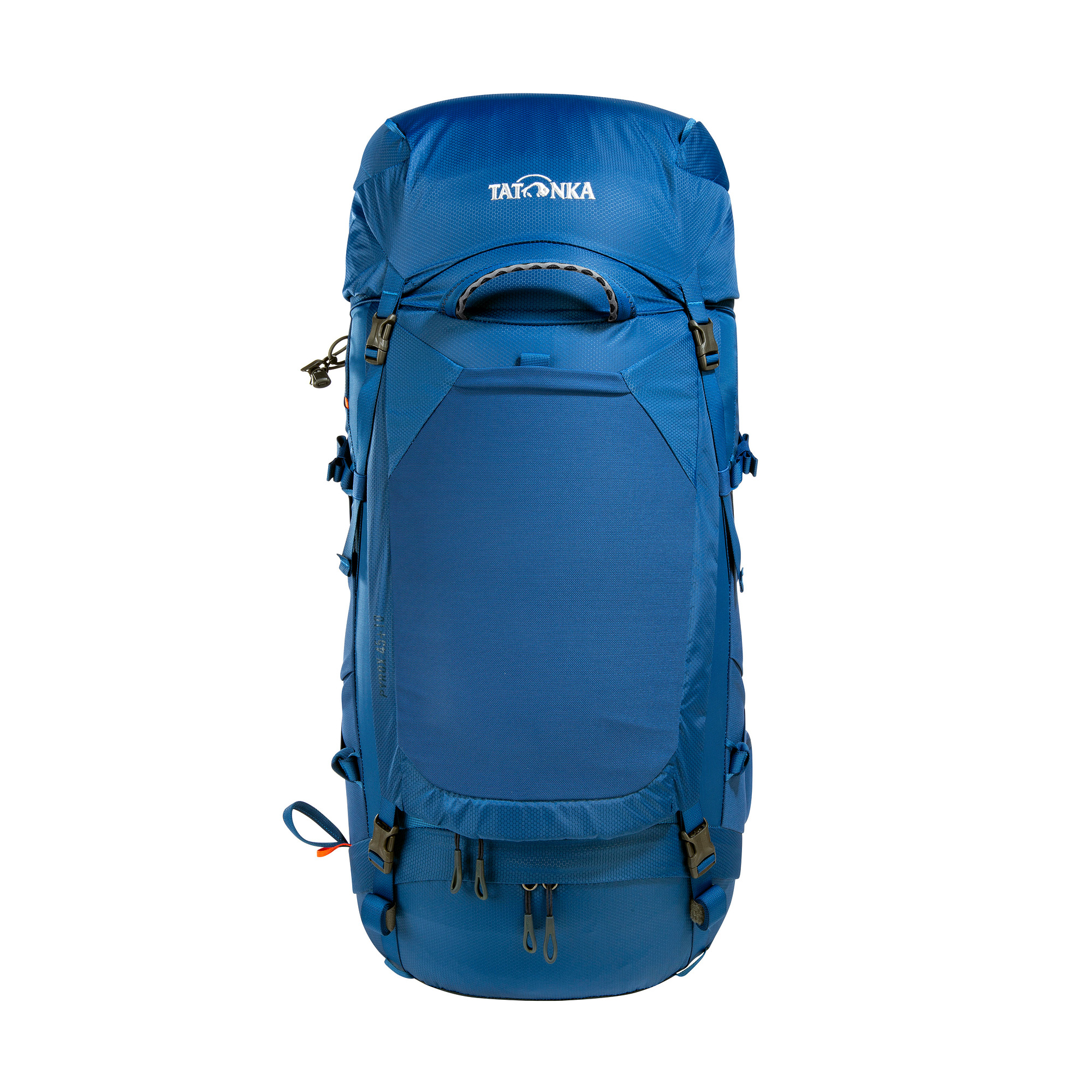 Tasche, Rucksack, Tatonka Pyrox 45+10 darker blue blau Trekkingrucksäcke - Ansicht frontal-vorne