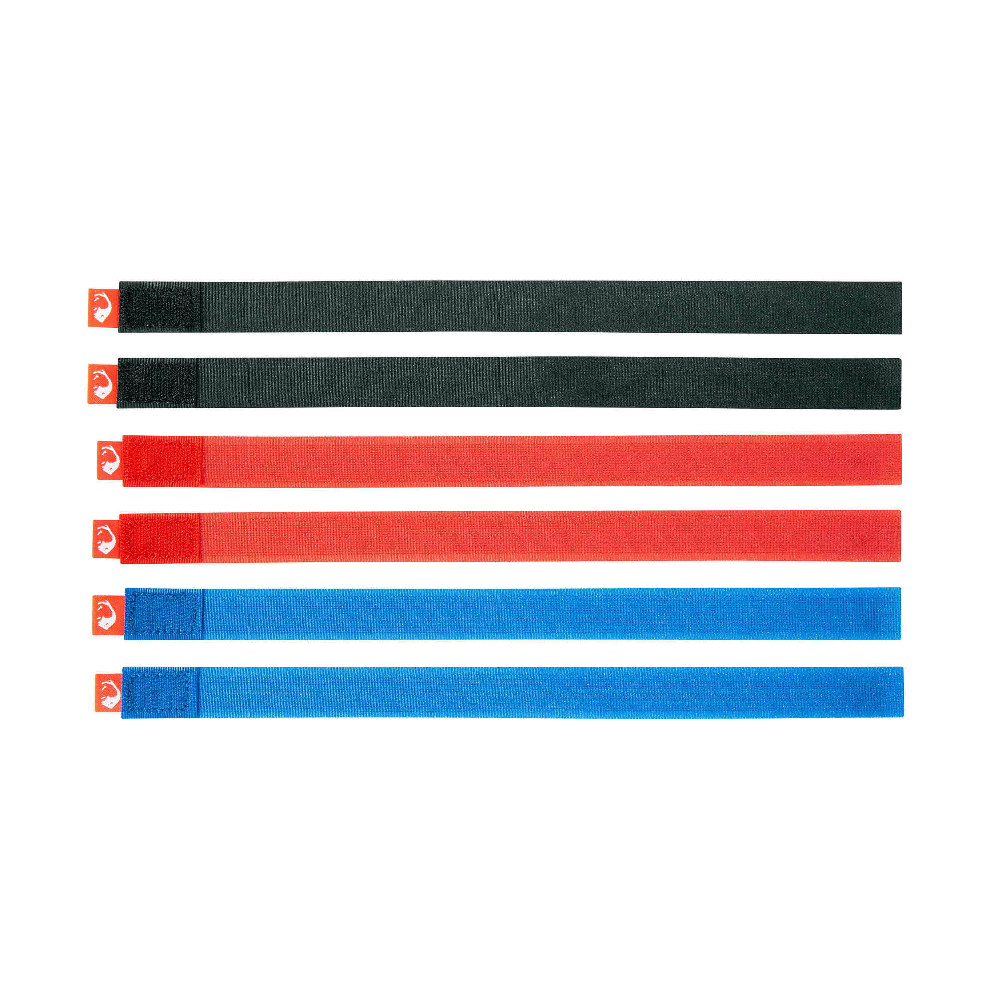 Tatonka Hook & Loop Strap Set 20mm 6pcs assorted silber Sonstiges Zubehör - Ansicht seitlich-hinten