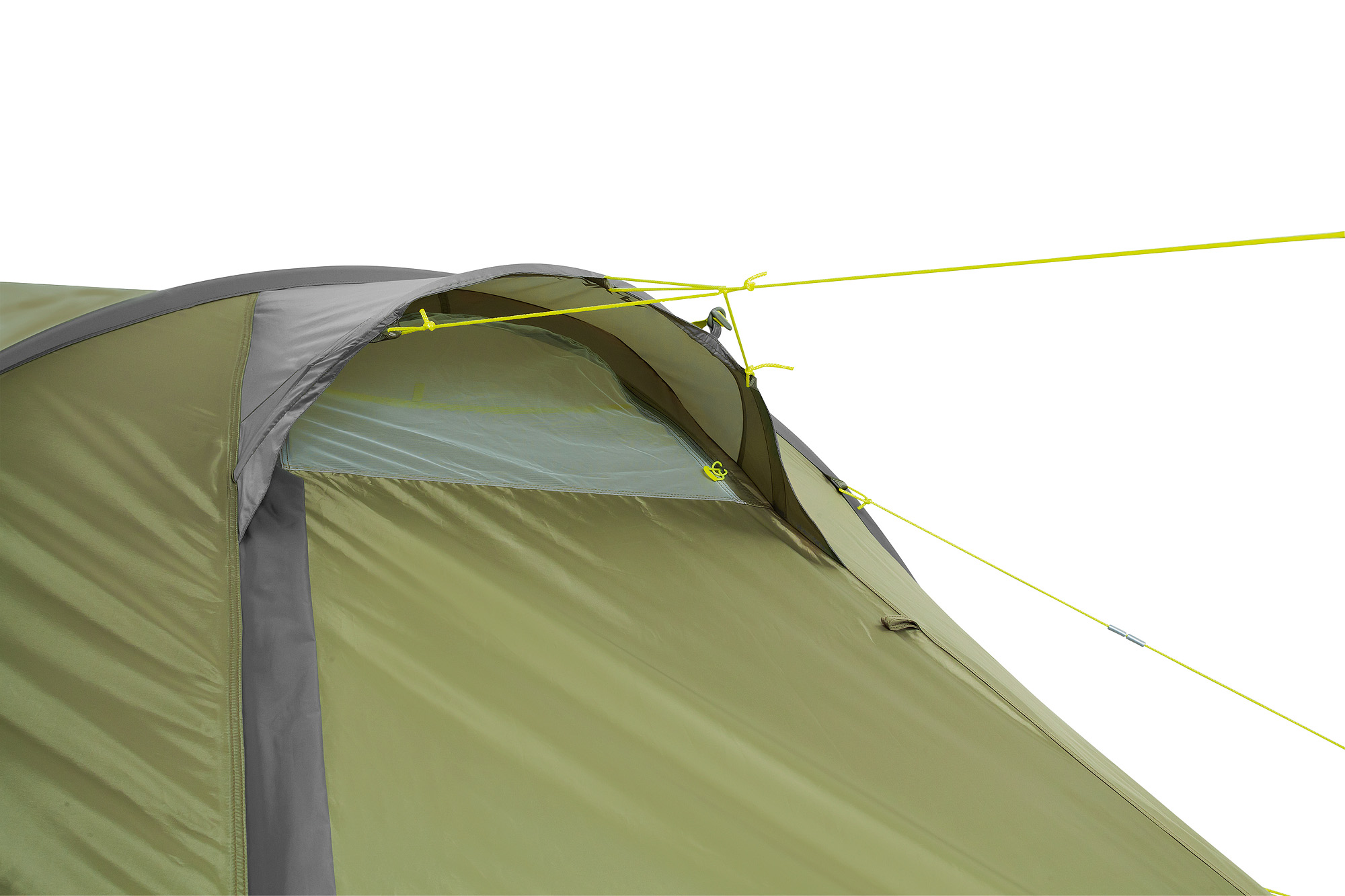 Zelt, Campen, Zelt in den Bergen, Natur, Draußen, Tatonka Alaska 2.235 PU light olive grün 2-Personen-Zelte - Detailansicht