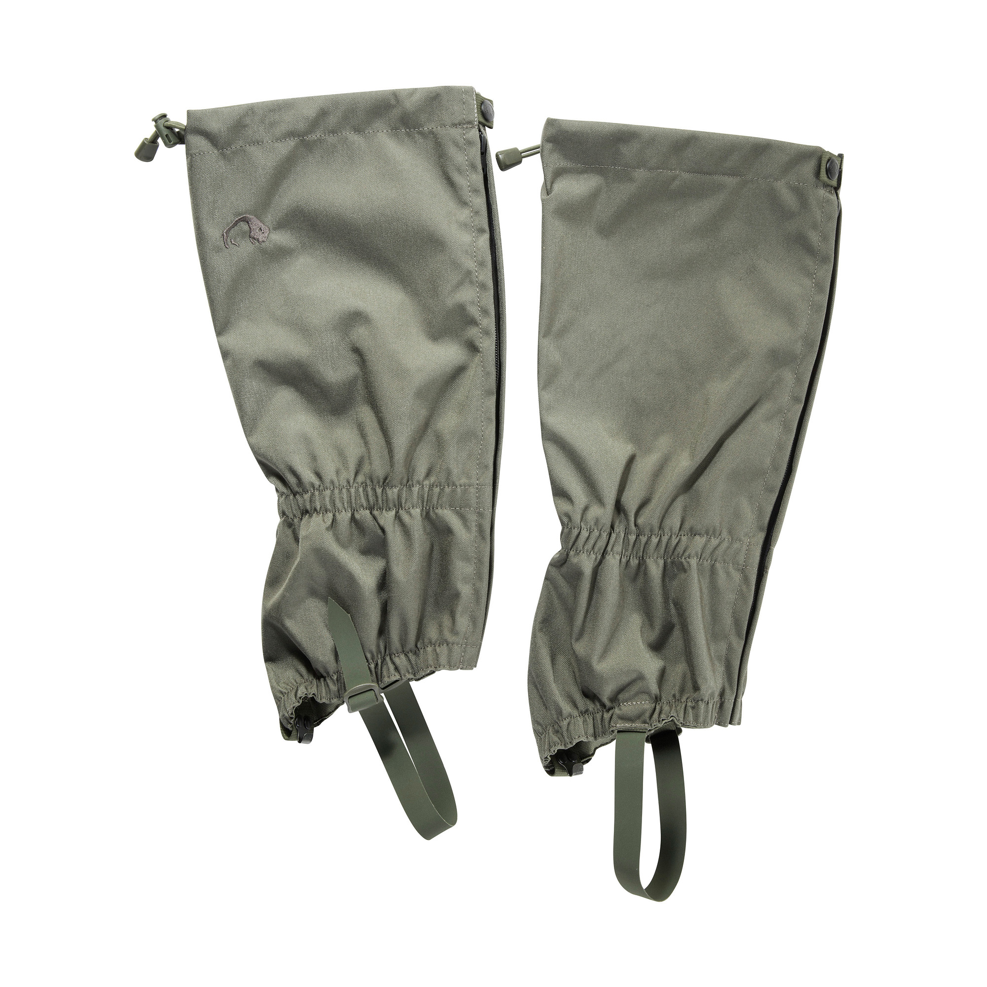 Bekleidung, Hosen, Hut, Tatonka Gaiter 500 Cordura BC stone grey olive grau Gamaschen - Ansicht seitlich-hinten