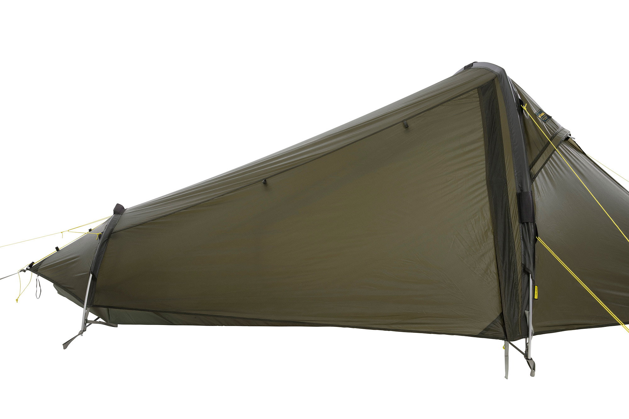 Zelt, Campen, Zelt in den Bergen, Natur, Draußen, Tatonka Kyrkja LT stone grey olive grau 1-Personen-Zelte - Detailansicht