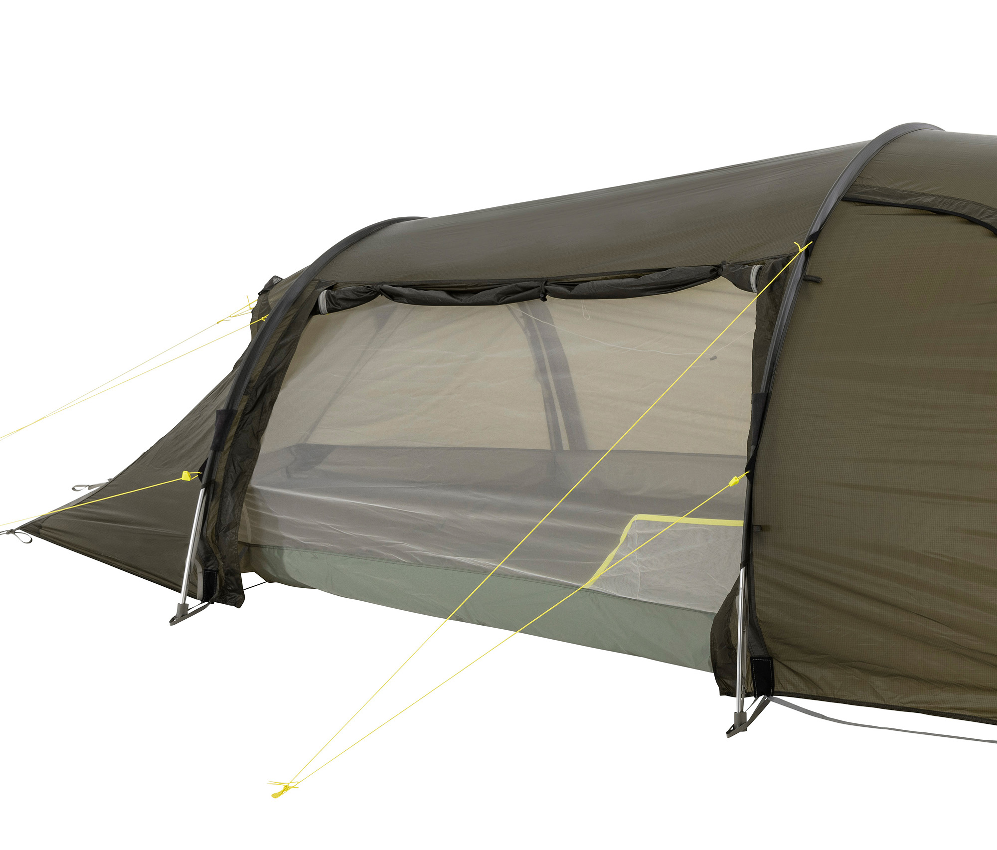 Zelt, Freizeitaktivitäten, Zelt in den Bergen, Natur, Draußen, Tatonka Grönland 2 Vent LT stone grey olive grau 2-Personen-Zelte - Detailansicht