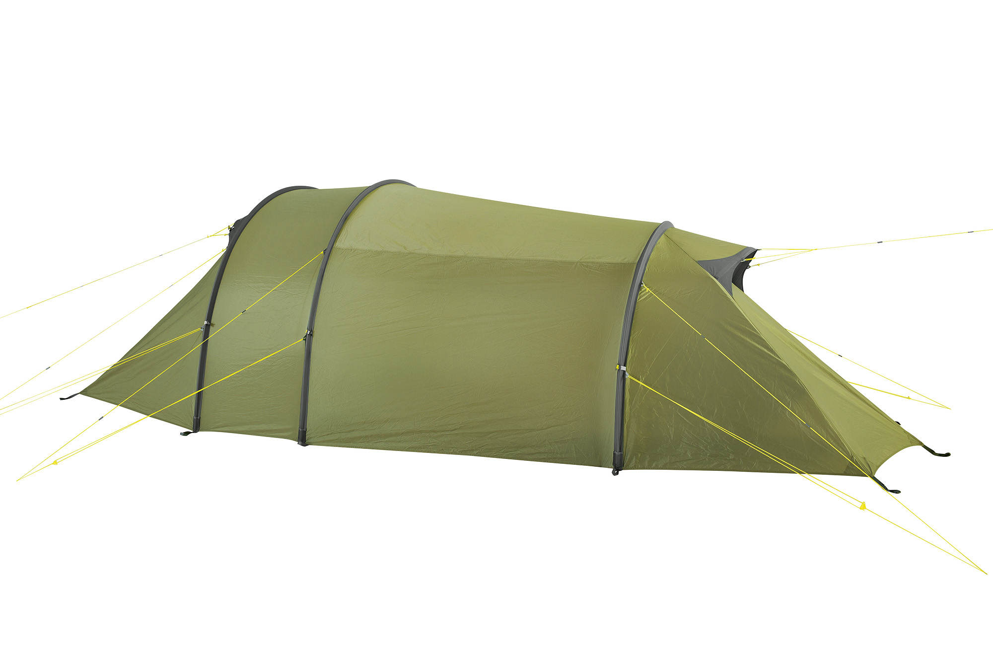 Zelt, Campen, Zelt in den Bergen, Natur, Draußen, Tatonka Grönland 2 light olive grün 2-Personen-Zelte - Detailansicht