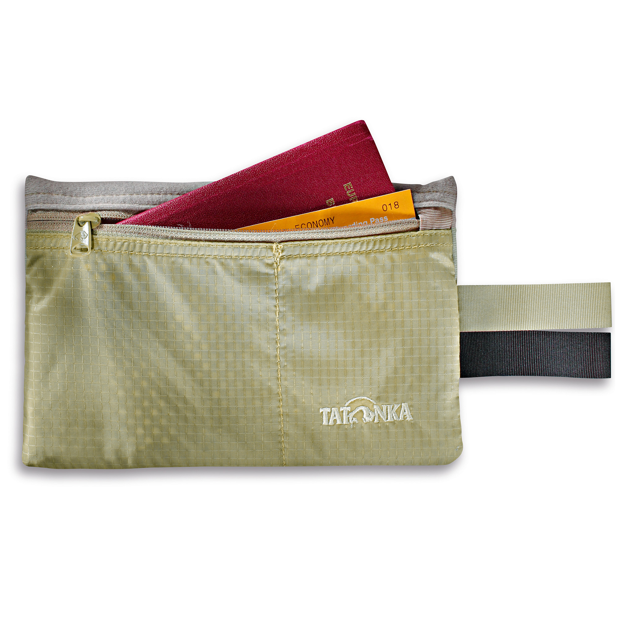 Zubehor, Tasche, Handtasche, Geldbörse, Tatonka Flip In Pocket natural silber Geldbeutel - Detailansicht