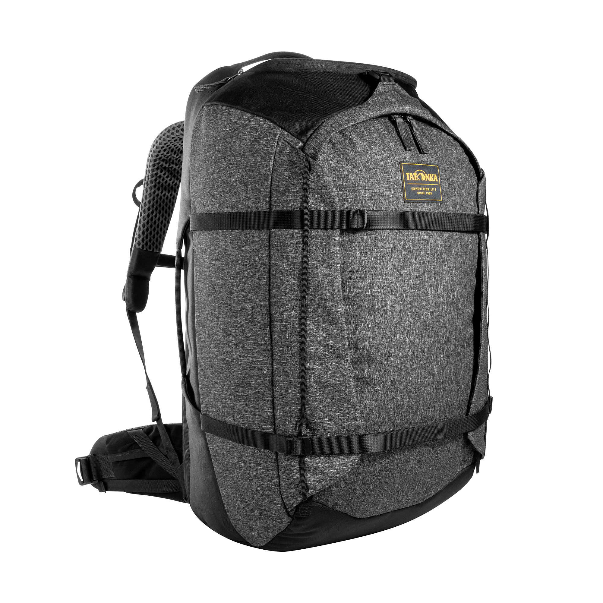 Tasche, Rucksack, Tatonka Great Escape 60+15 black schwarz Reiserucksäcke - Detailansicht