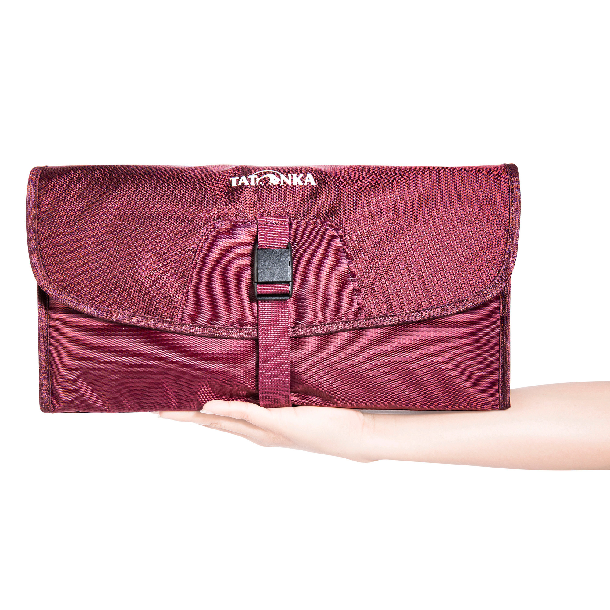 Zubehor, Tasche, Handtasche, Tatonka Travelcare bordeaux red rot Kulturbeutel - Detailansicht