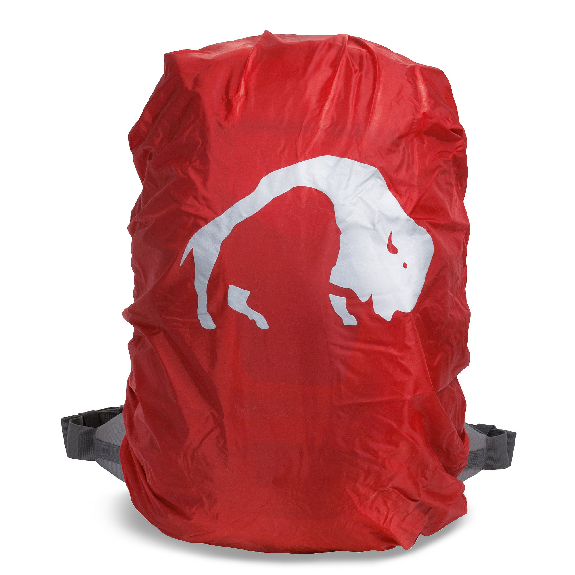 Tasche, Rucksack, Tatonka Rain Flap "XS" red rot Rucksack-Zubehör - Ansicht seitlich-vorne