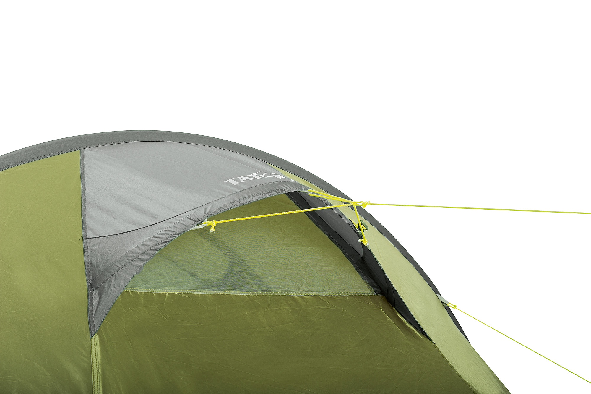 Zelt, Campen, Zelt in den Bergen, Natur, Draußen, Tatonka Grönland 3 Vent light olive grün 3-Personen-Zelte - Detailansicht